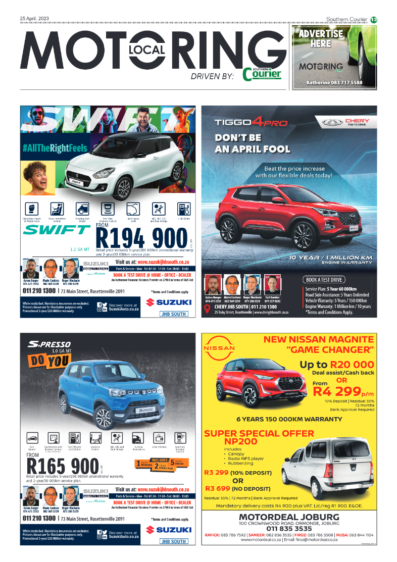 Southern Courier 25 April 2023 page 13