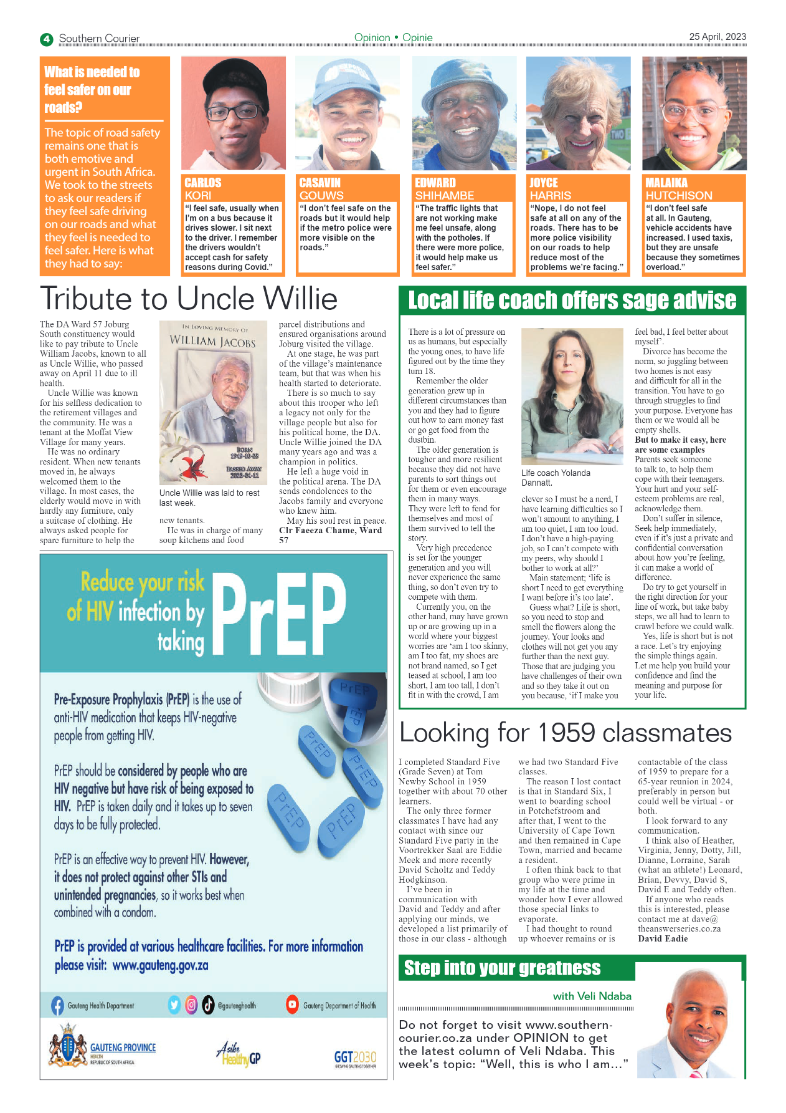 Southern Courier 25 April 2023 page 4