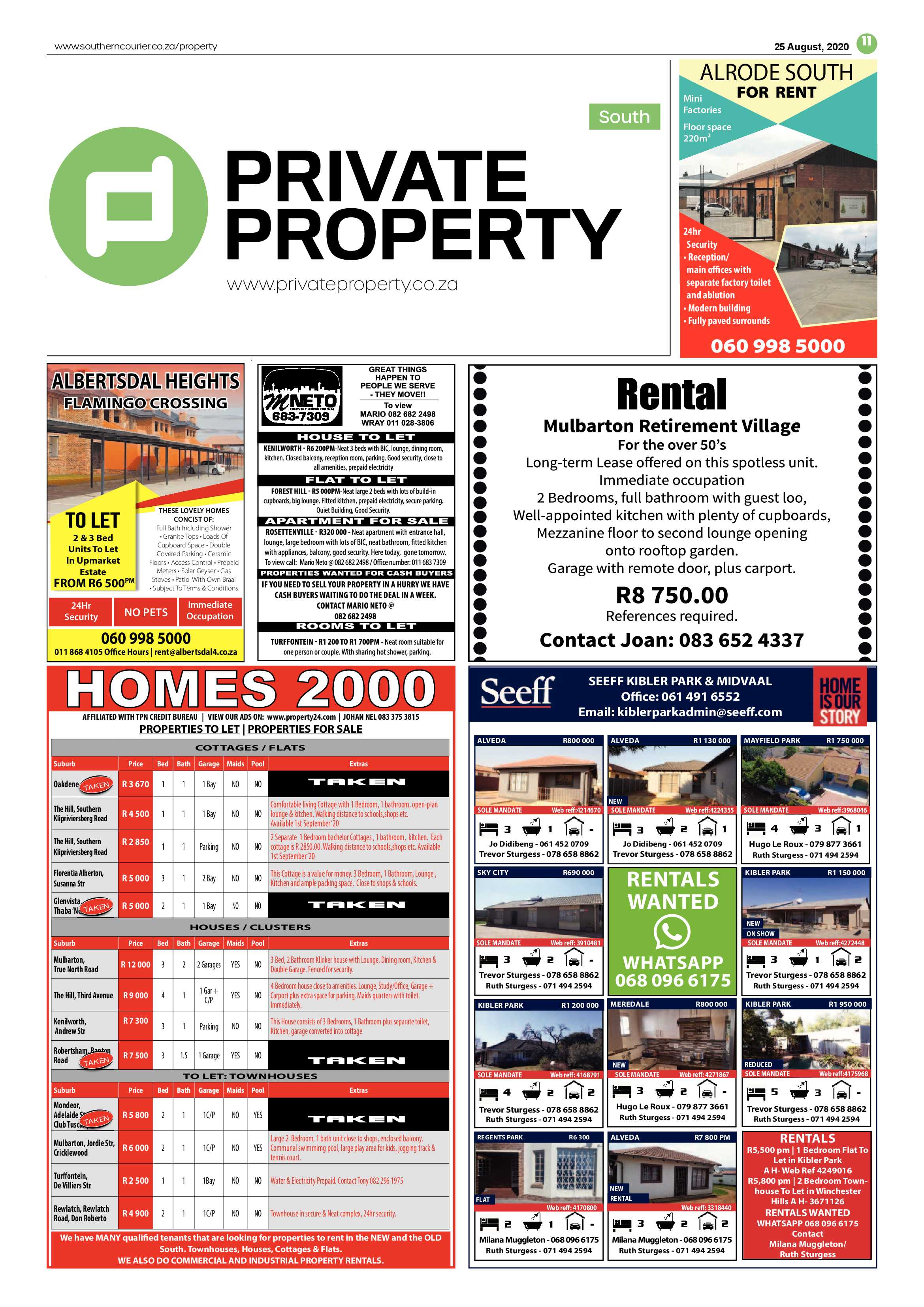 Southern Courier 25 August 2020 page 11