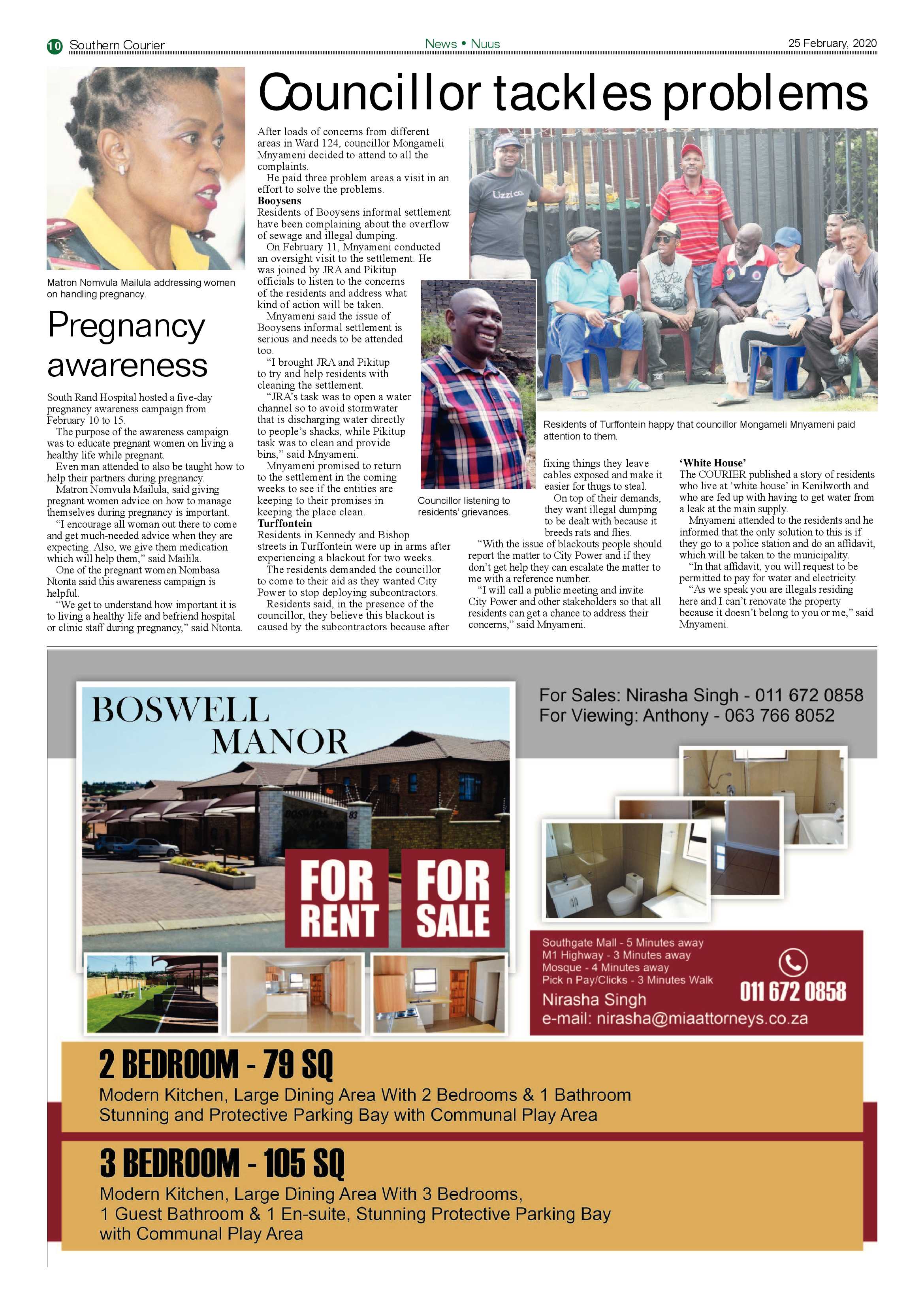 Southern Courier 25 February 2020 page 10