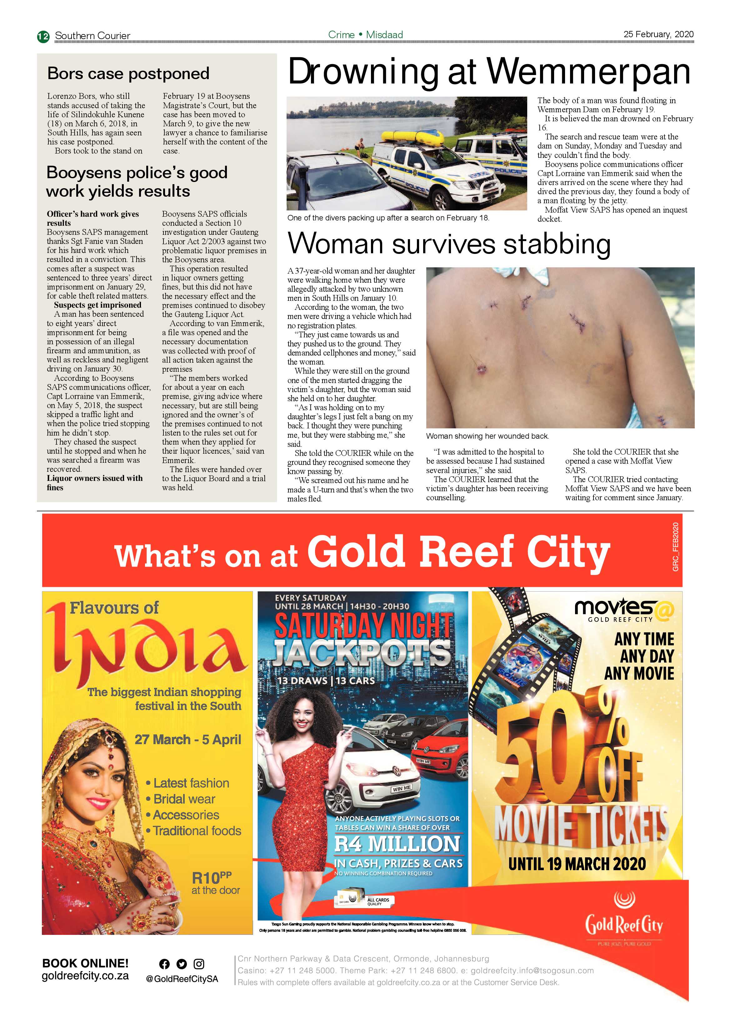 Southern Courier 25 February 2020 page 12