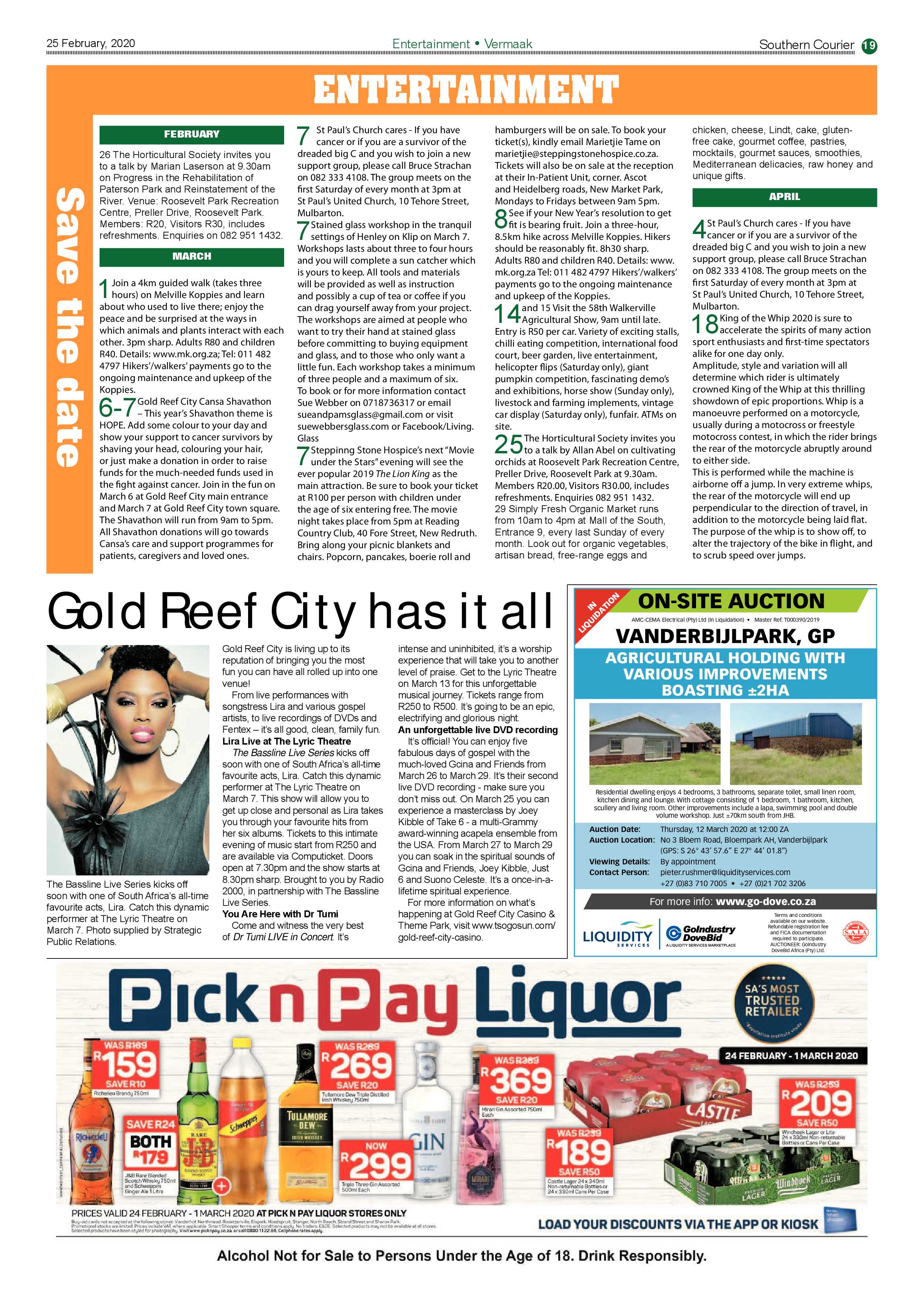 Southern Courier 25 February 2020 page 19