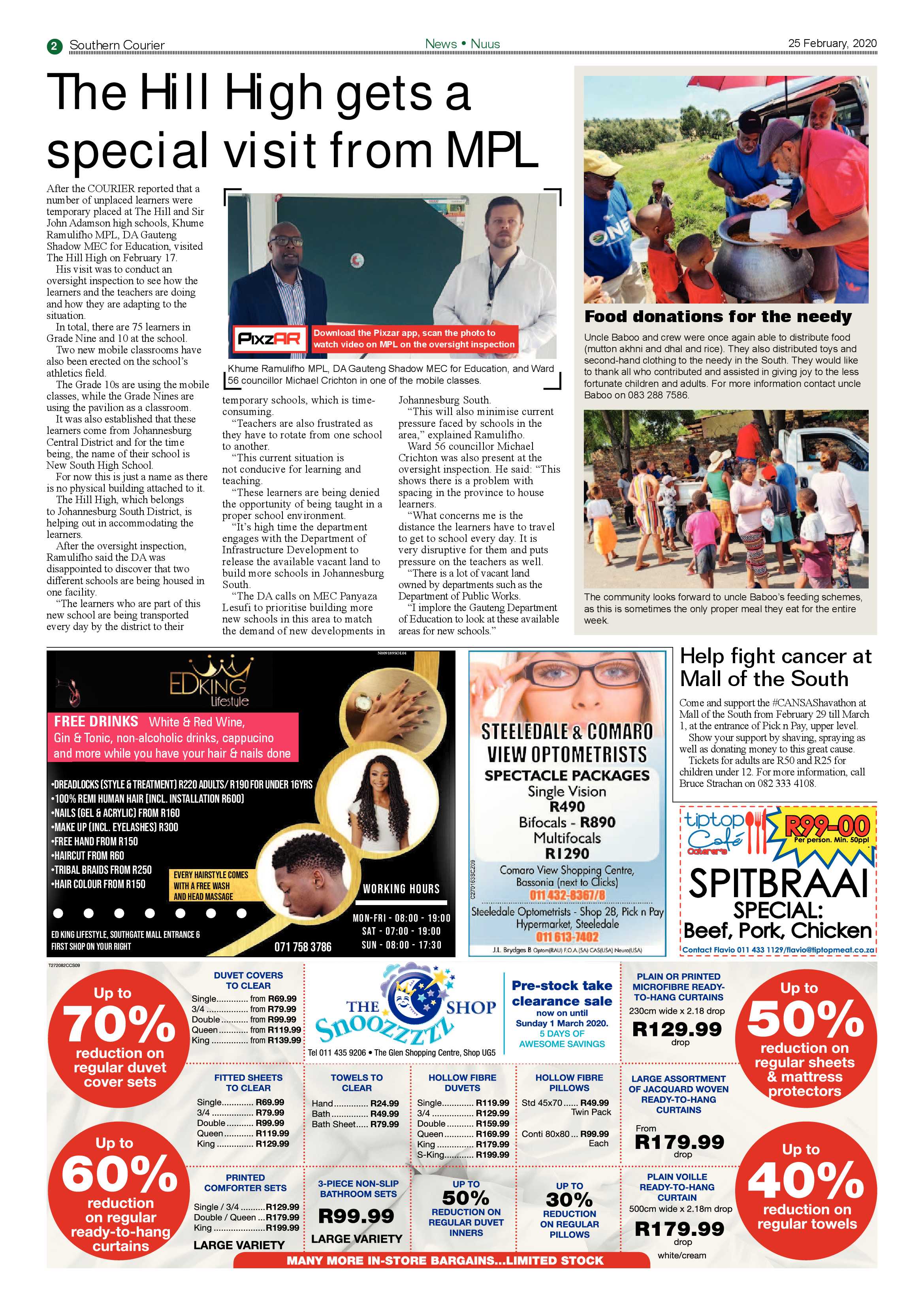 Southern Courier 25 February 2020 page 2