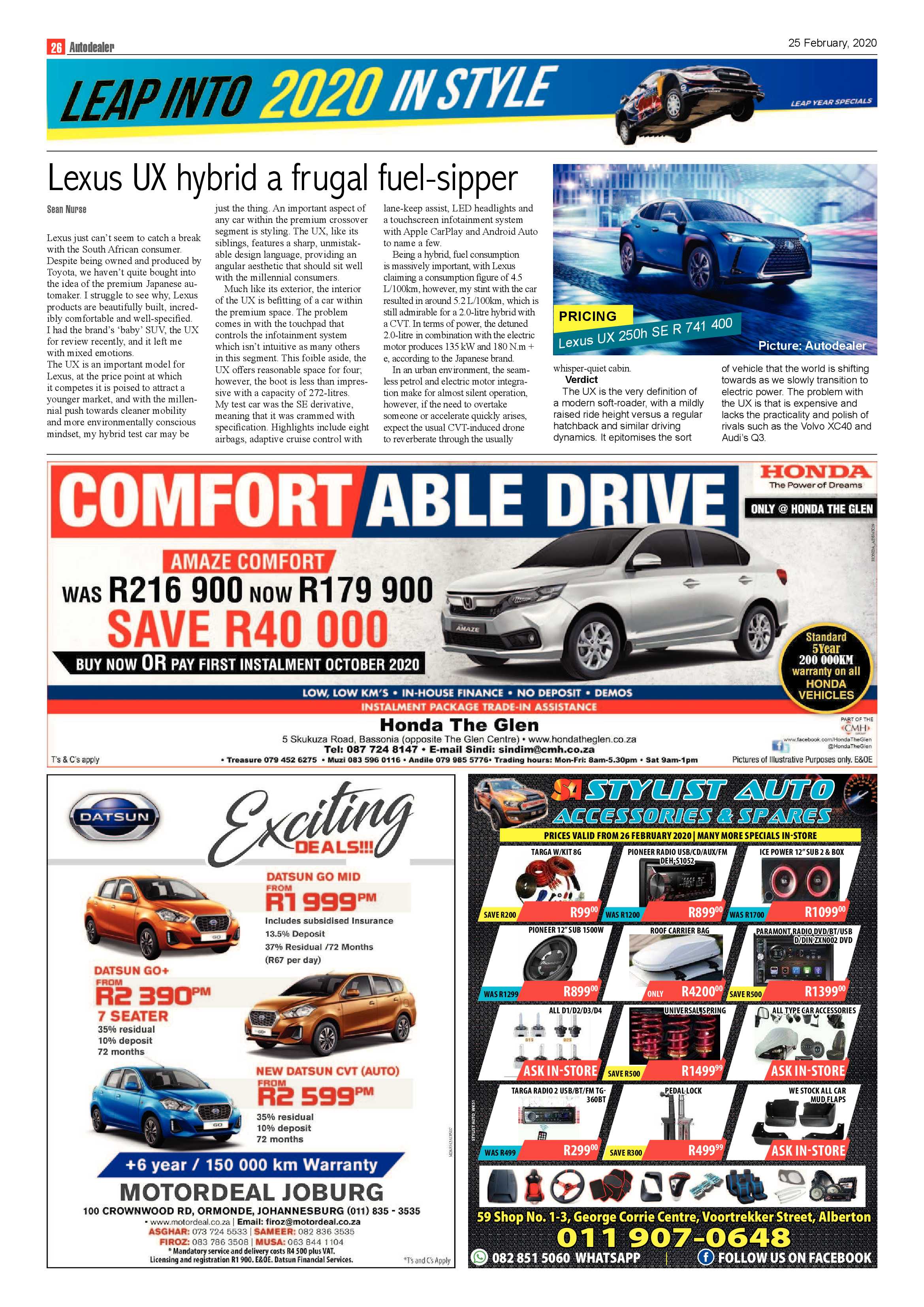Southern Courier 25 February 2020 page 26