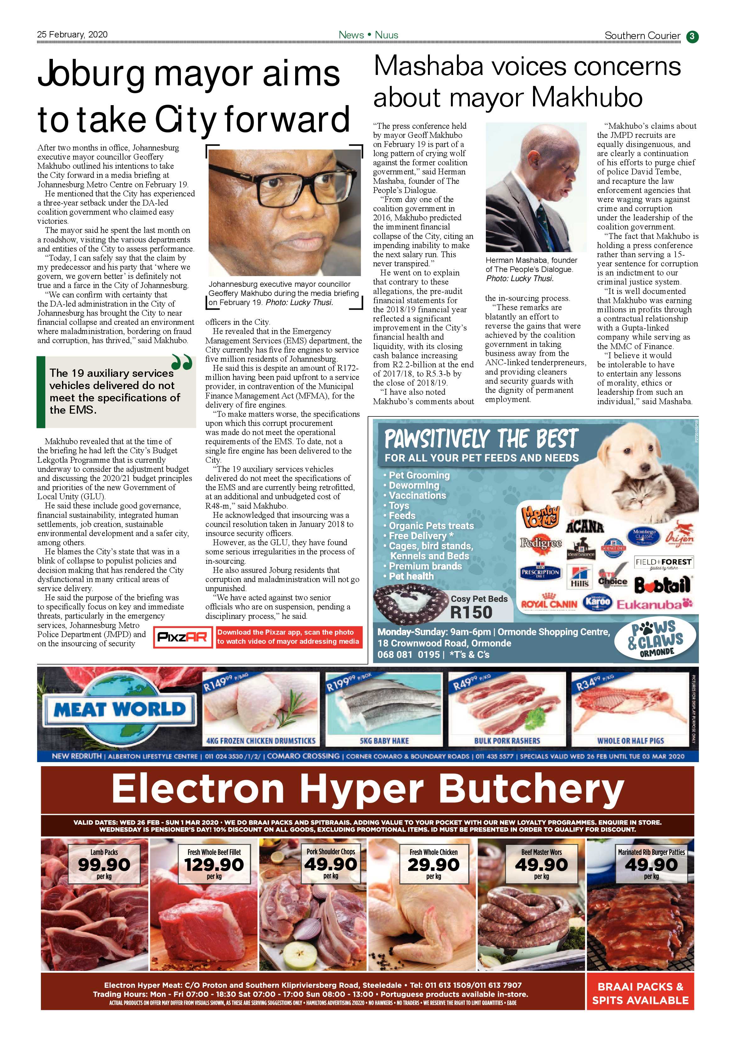 Southern Courier 25 February 2020 page 3