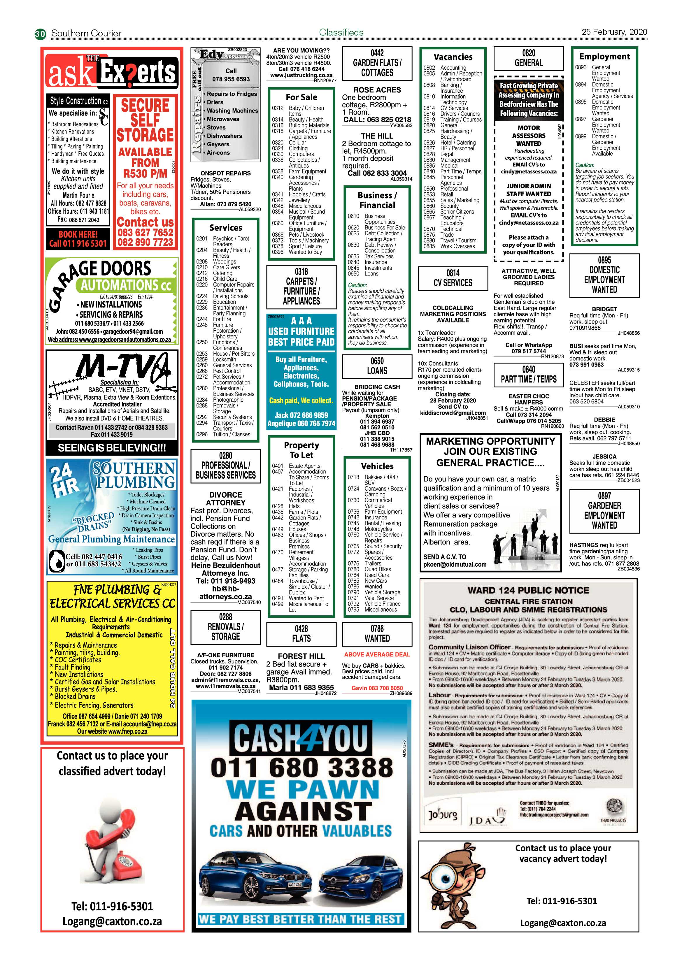 Southern Courier 25 February 2020 page 30
