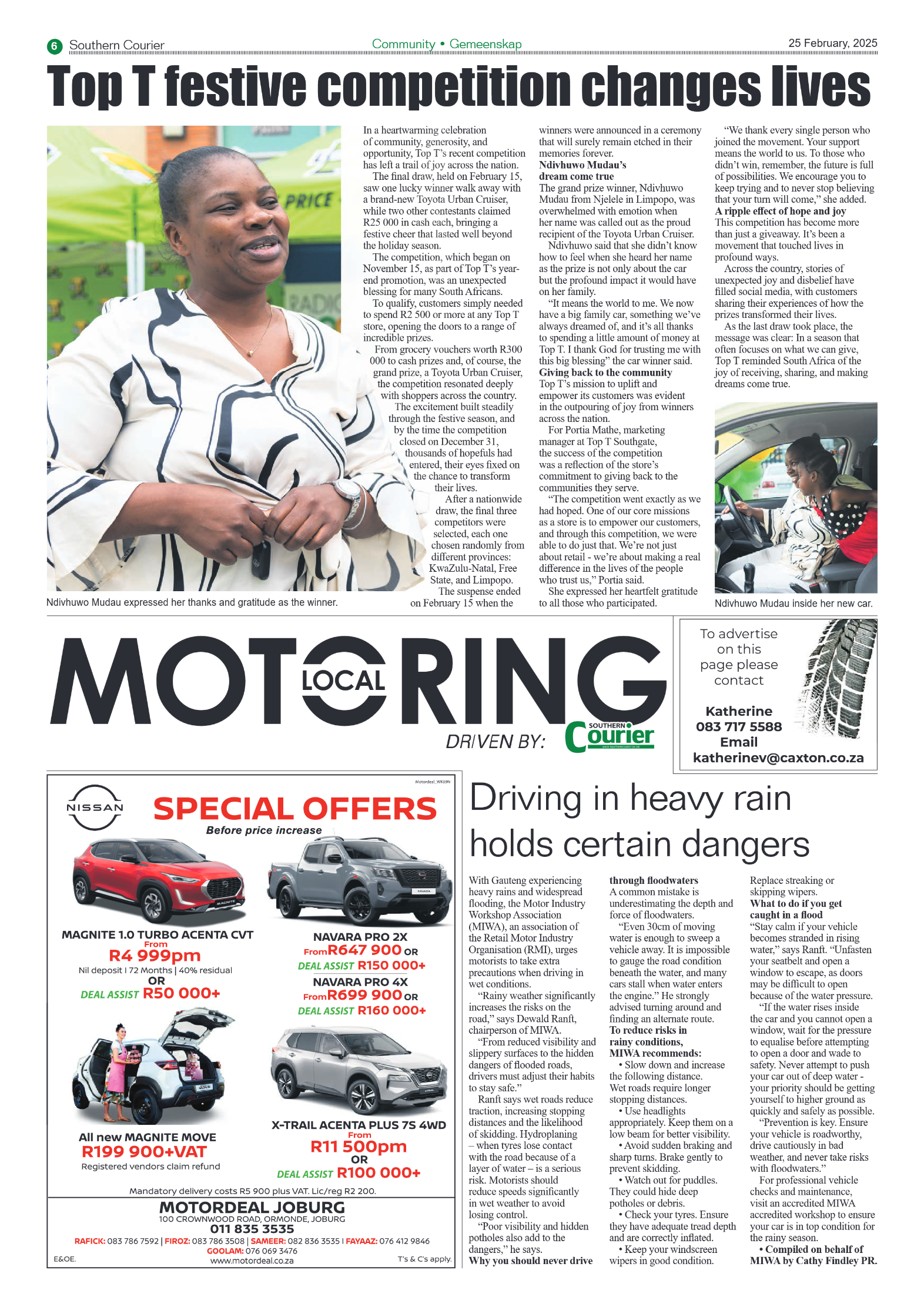 Southern Courier 25 February 2025 page 6