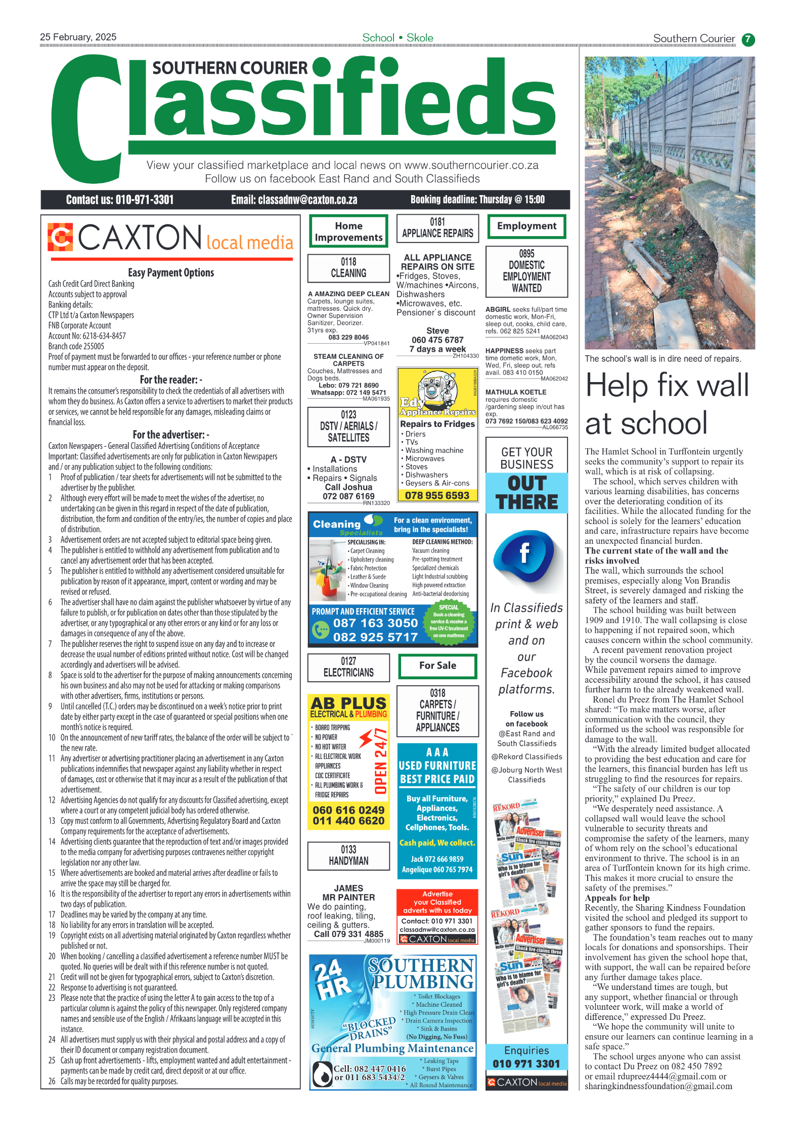 Southern Courier 25 February 2025 page 7