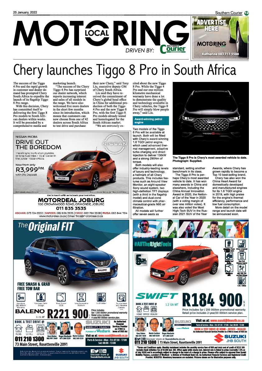 Southern Courier 25 January 2022 page 14