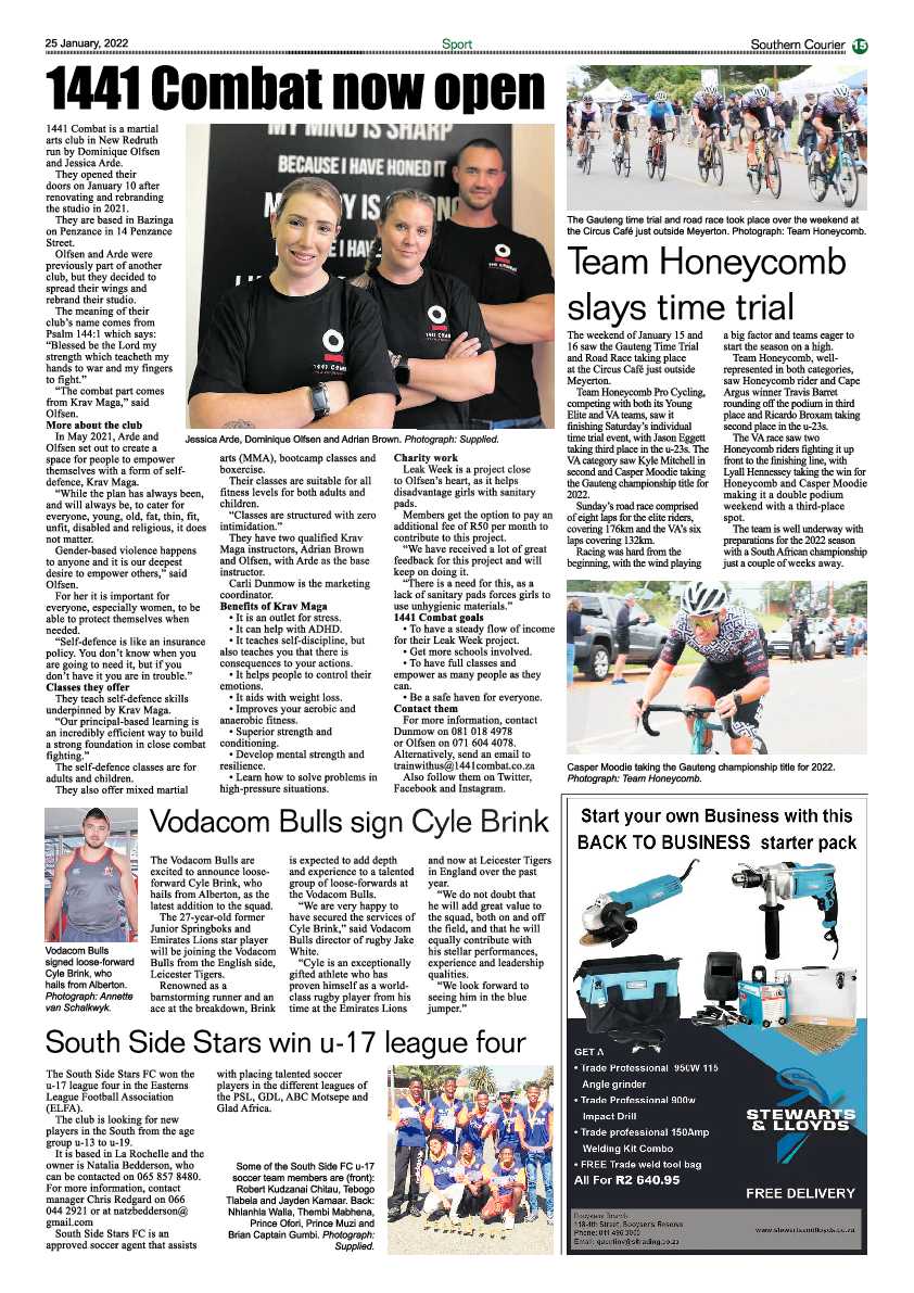 Southern Courier 25 January 2022 page 17