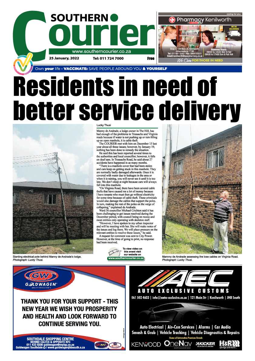 Southern Courier 25 January 2022 page 3