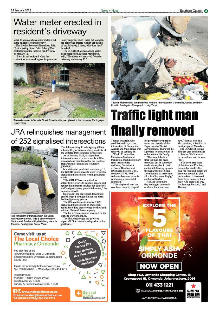 Southern Courier 25 January 2022 page 5