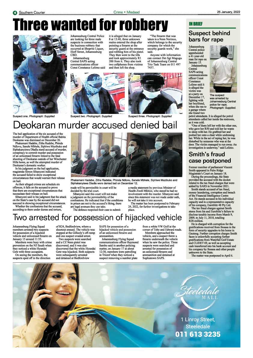 Southern Courier 25 January 2022 page 6