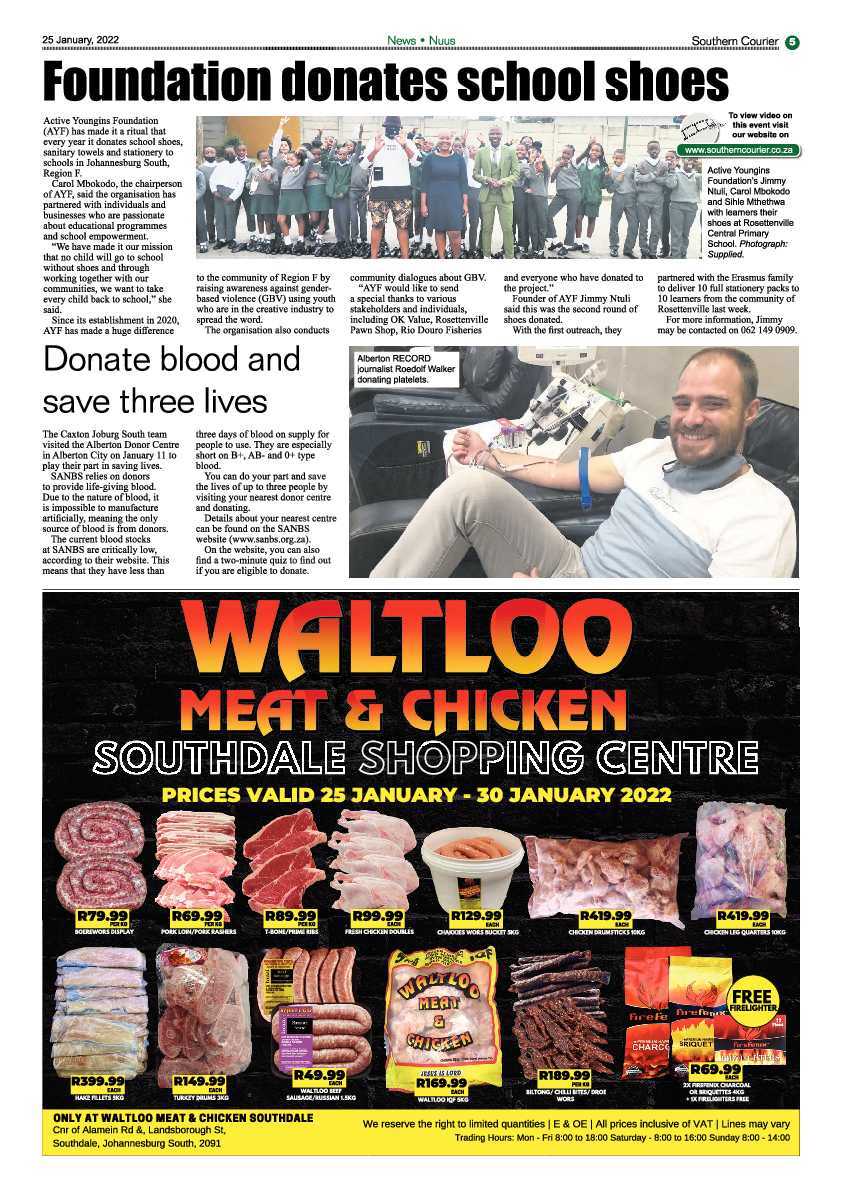Southern Courier 25 January 2022 page 7