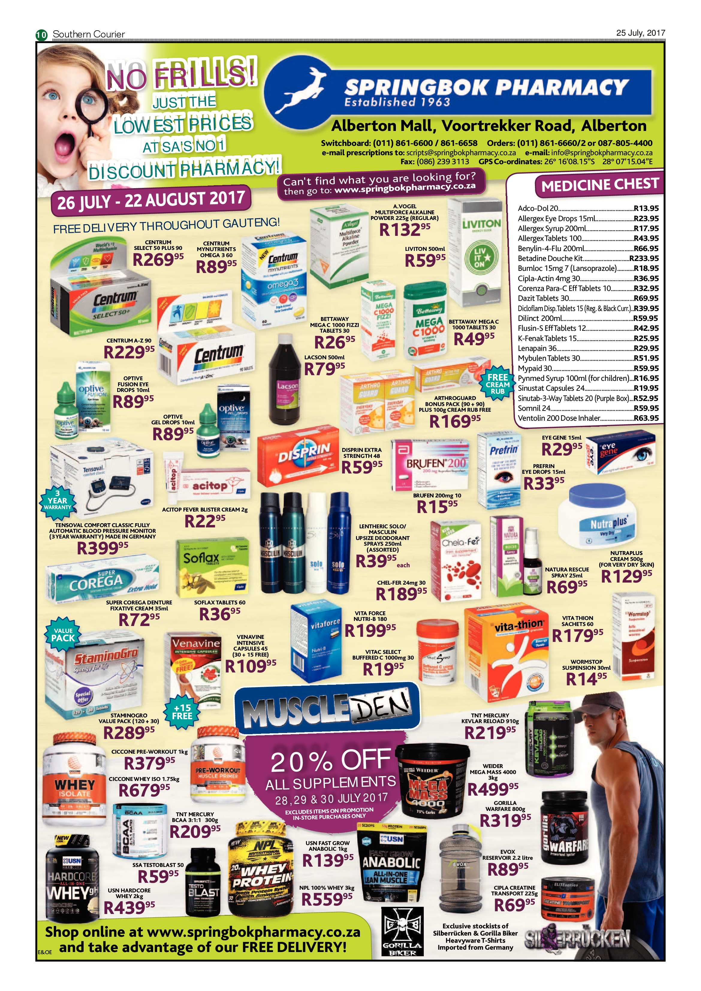 Southern Courier 25 July 2017 page 10