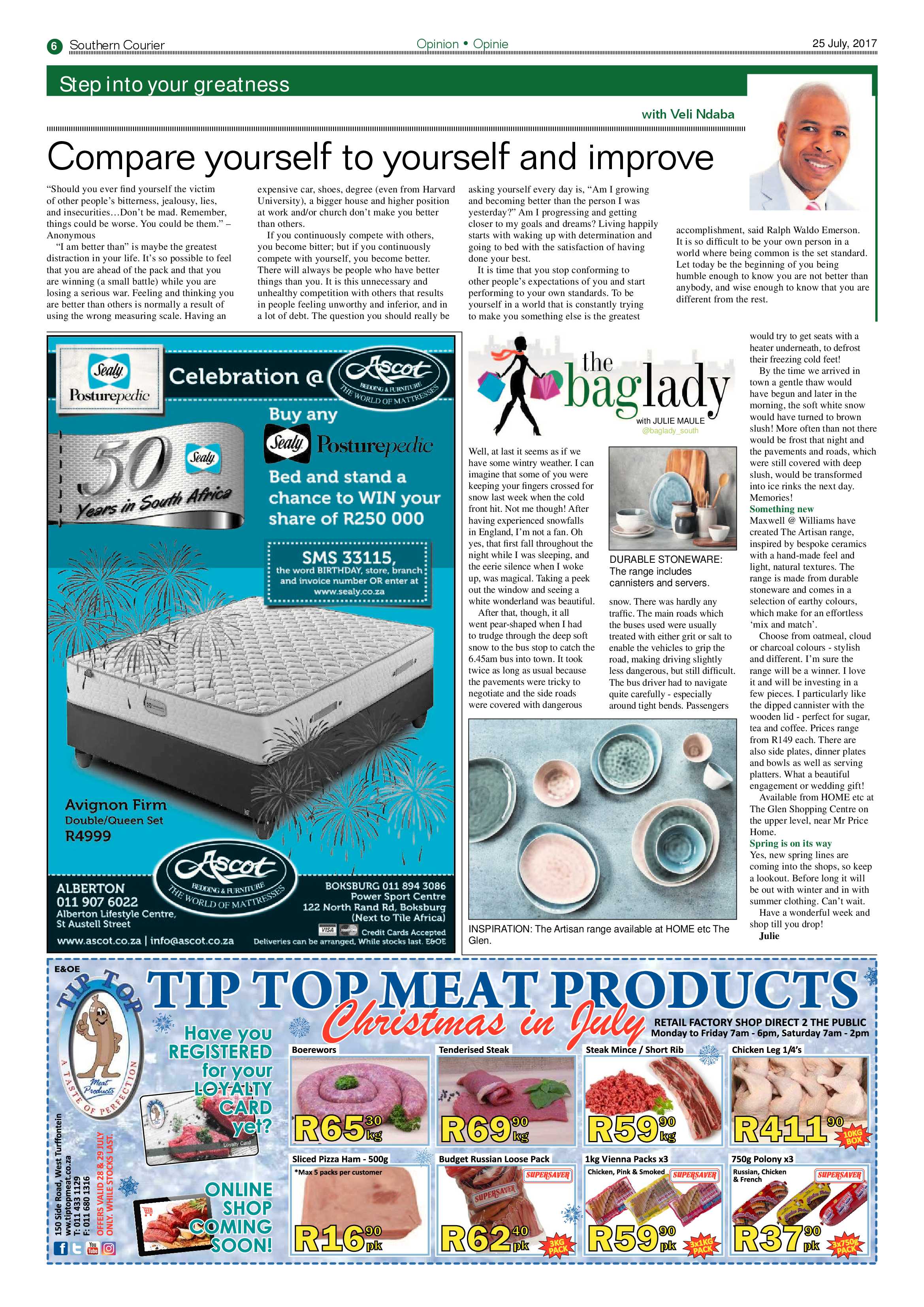 Southern Courier 25 July 2017 page 6