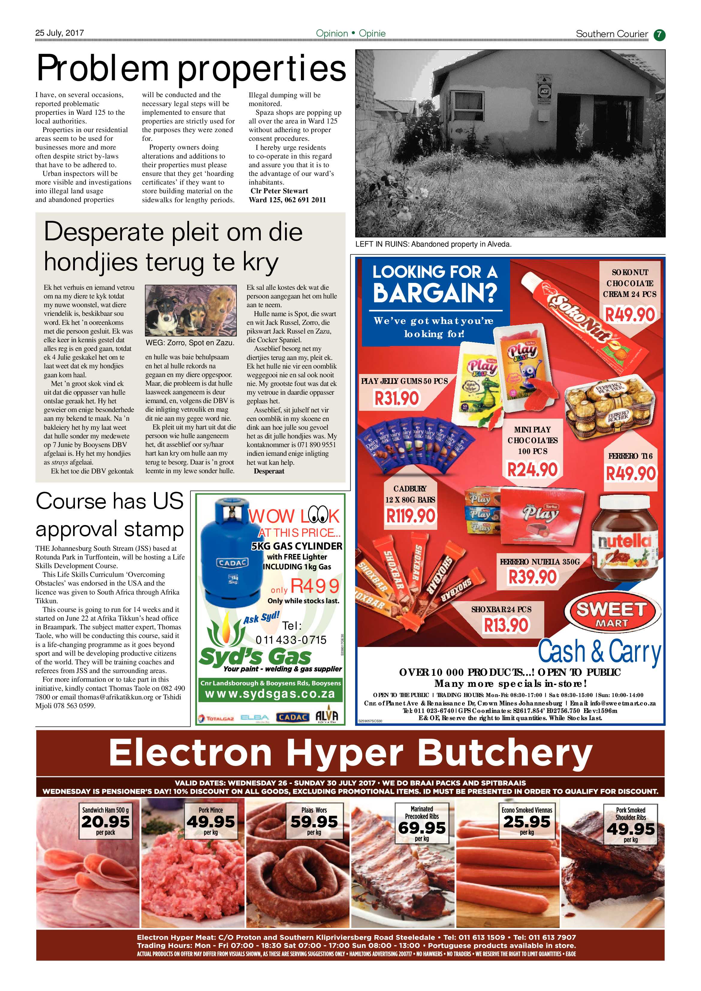 Southern Courier 25 July 2017 page 7