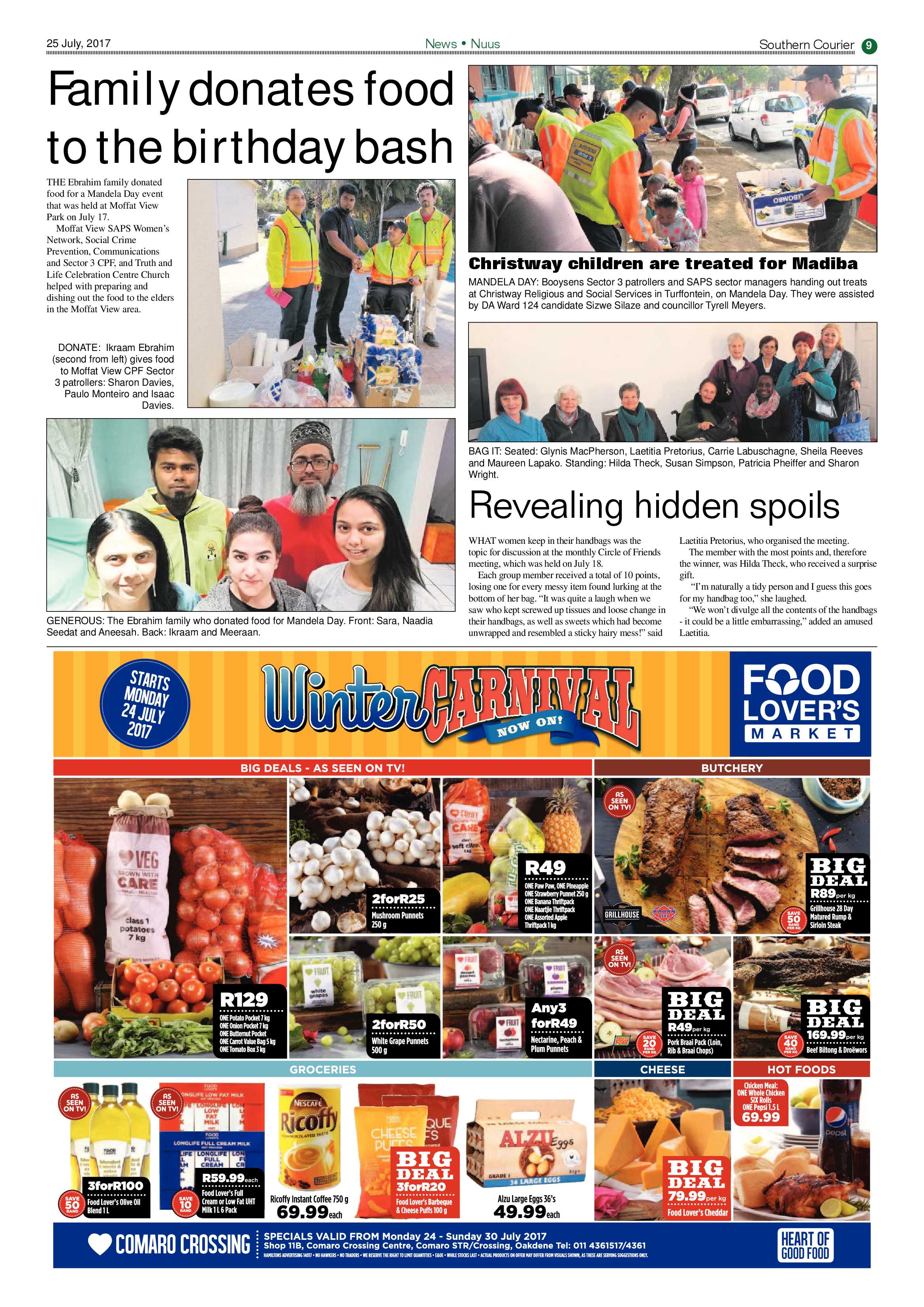 Southern Courier 25 July 2017 page 9