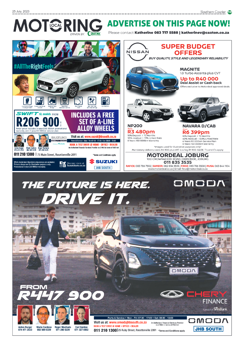 Southern Courier 25 July 2023 page 10