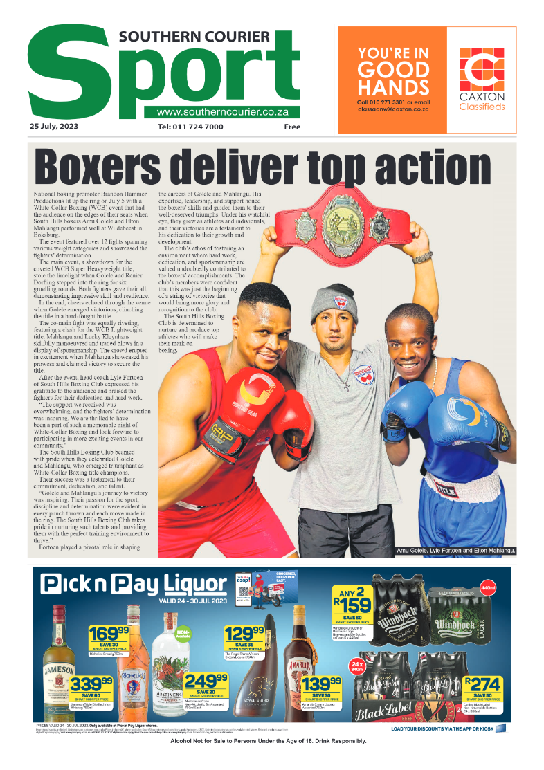Southern Courier 25 July 2023 page 12