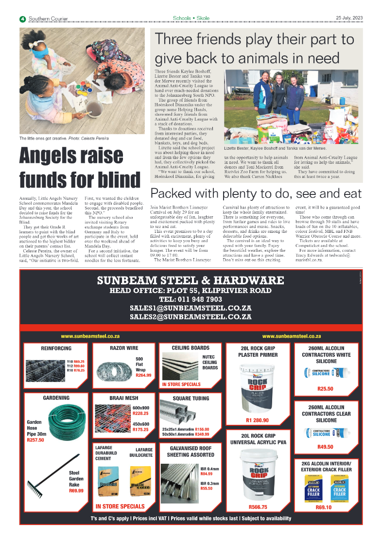 Southern Courier 25 July 2023 page 4