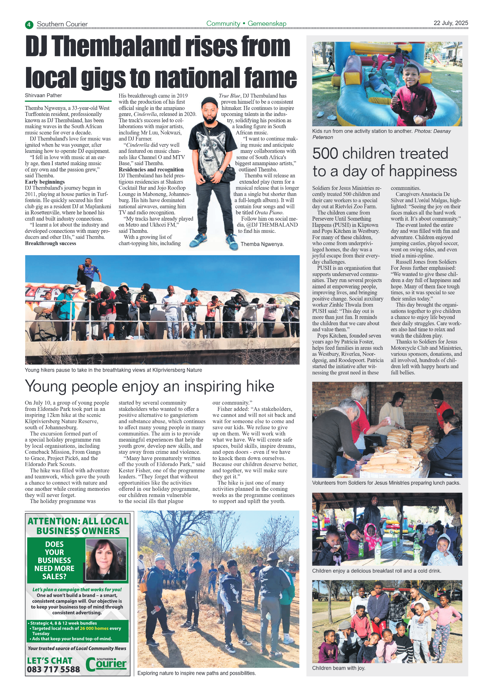 Southern Courier 25 July 2025 page 4