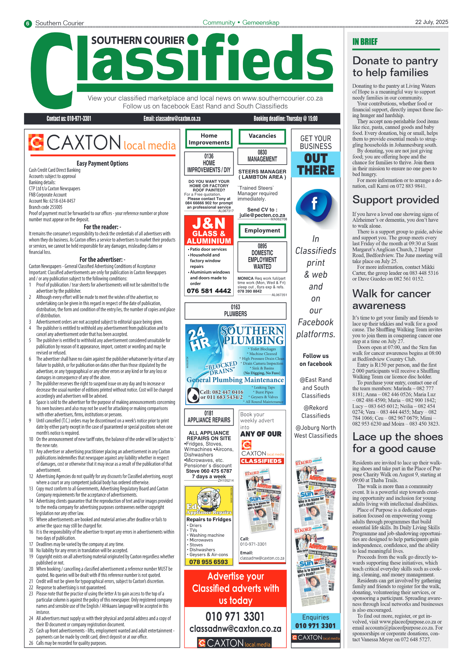 Southern Courier 25 July 2025 page 6