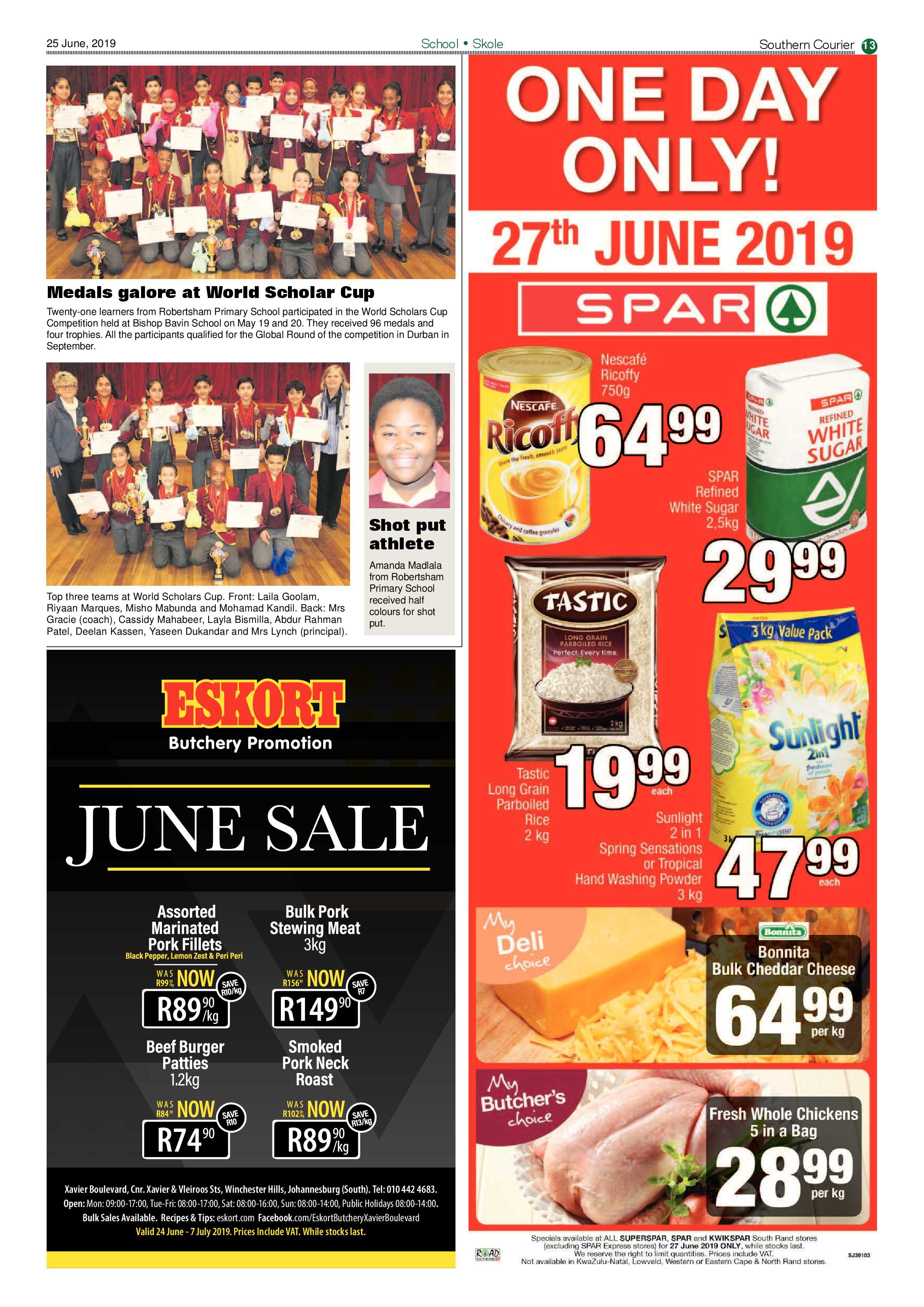 Southern Courier 25 June 2019 page 13