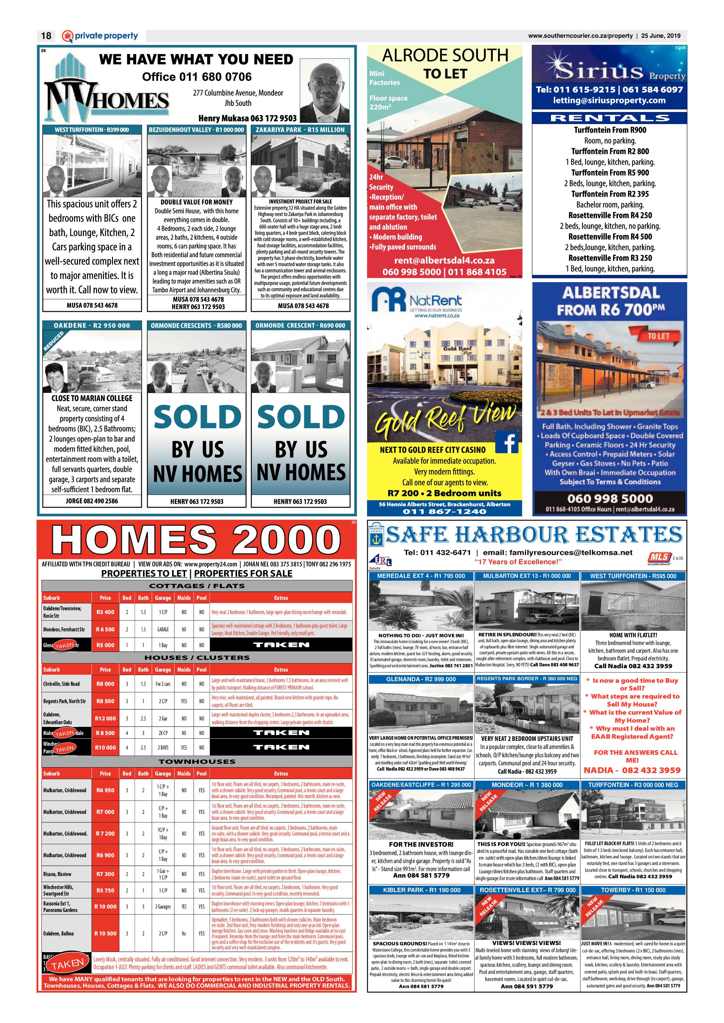 Southern Courier 25 June 2019 page 18