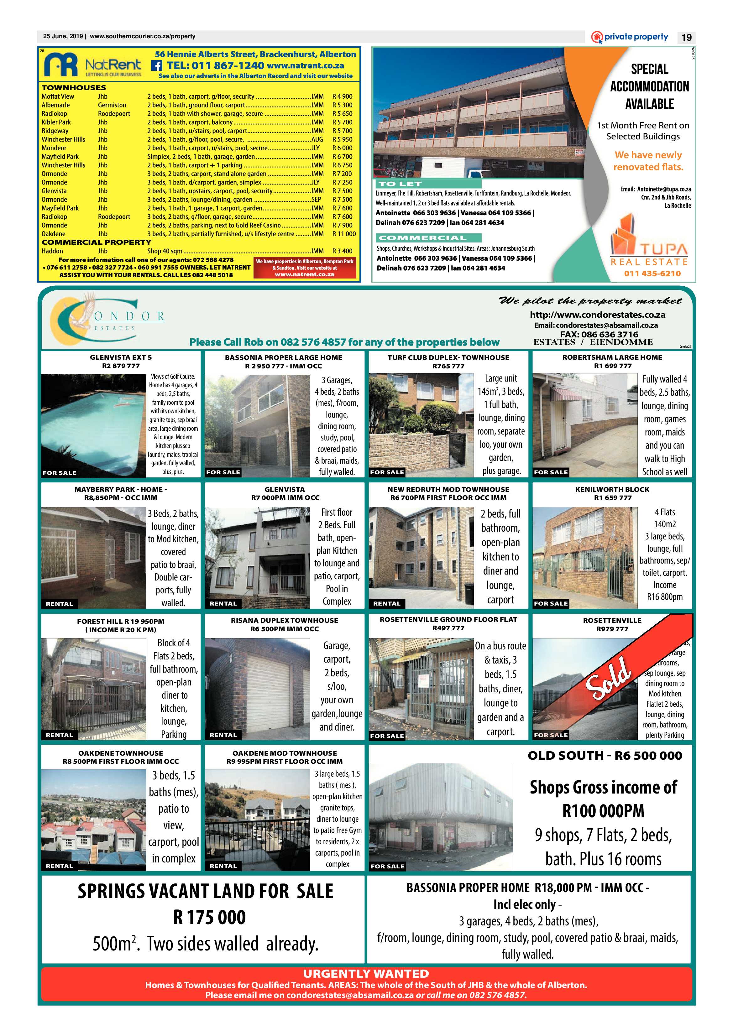 Southern Courier 25 June 2019 page 19