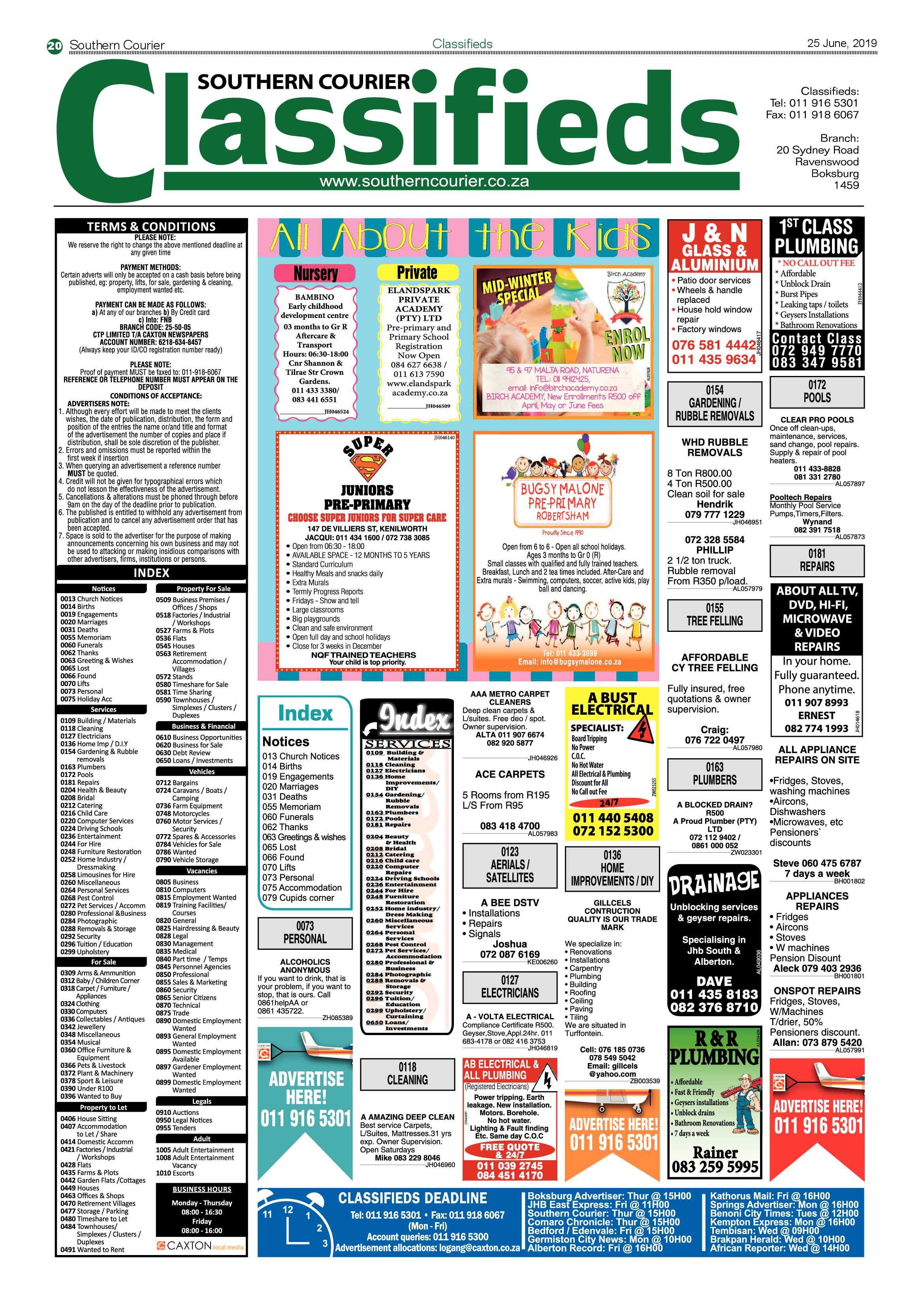 Southern Courier 25 June 2019 page 20