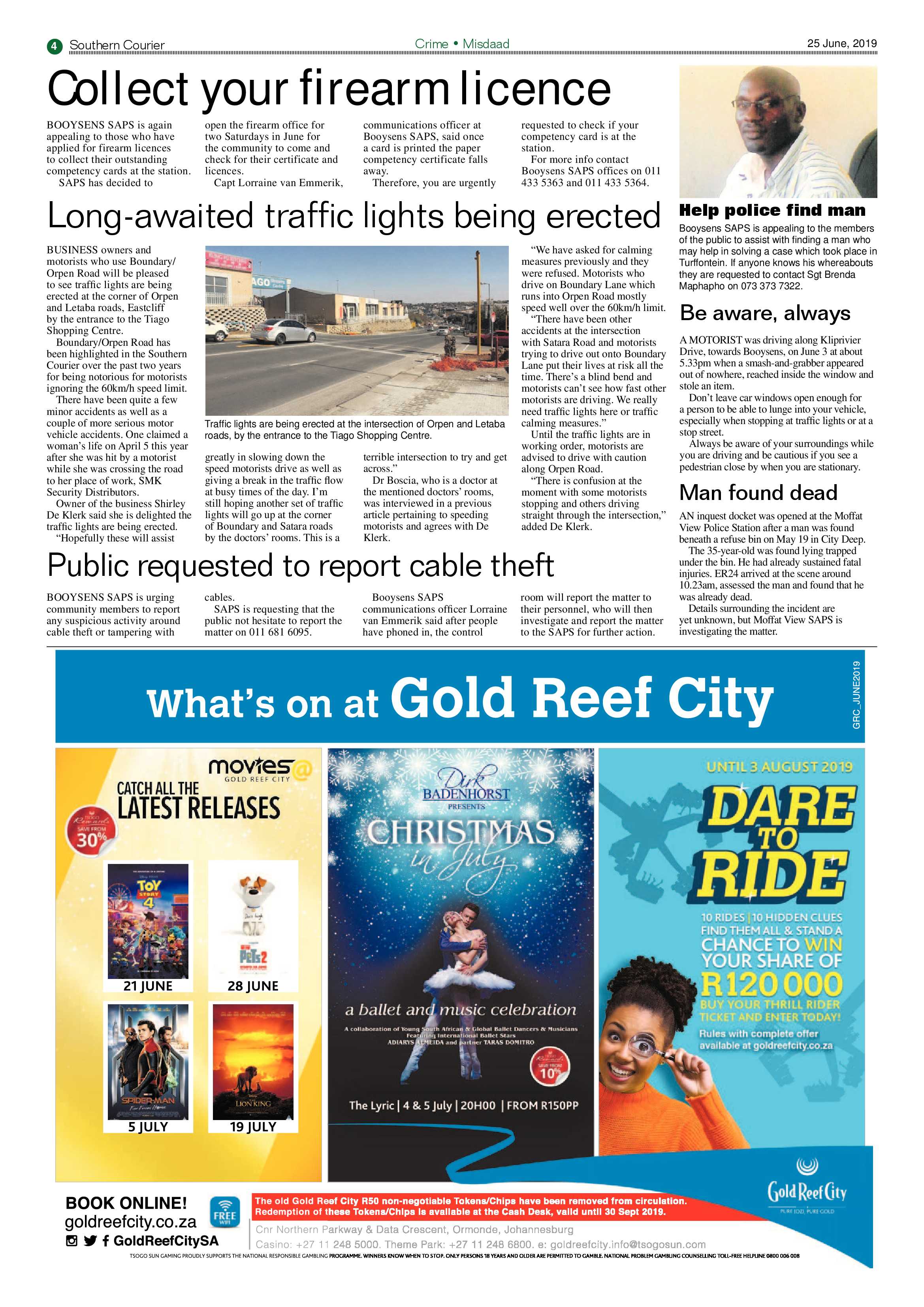 Southern Courier 25 June 2019 page 4