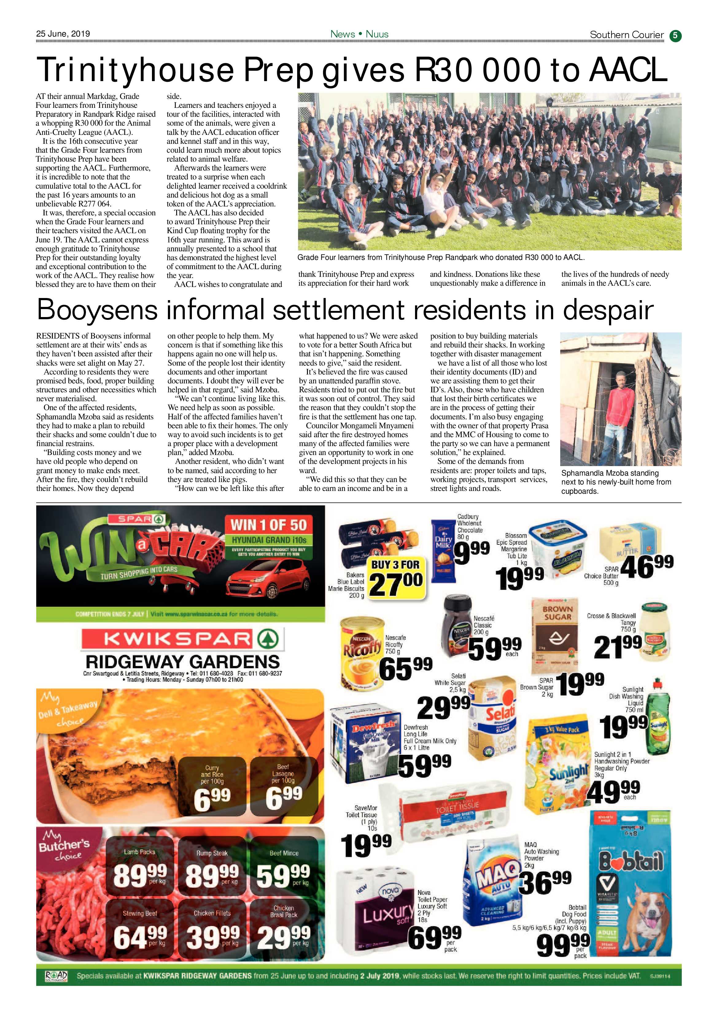 Southern Courier 25 June 2019 page 5