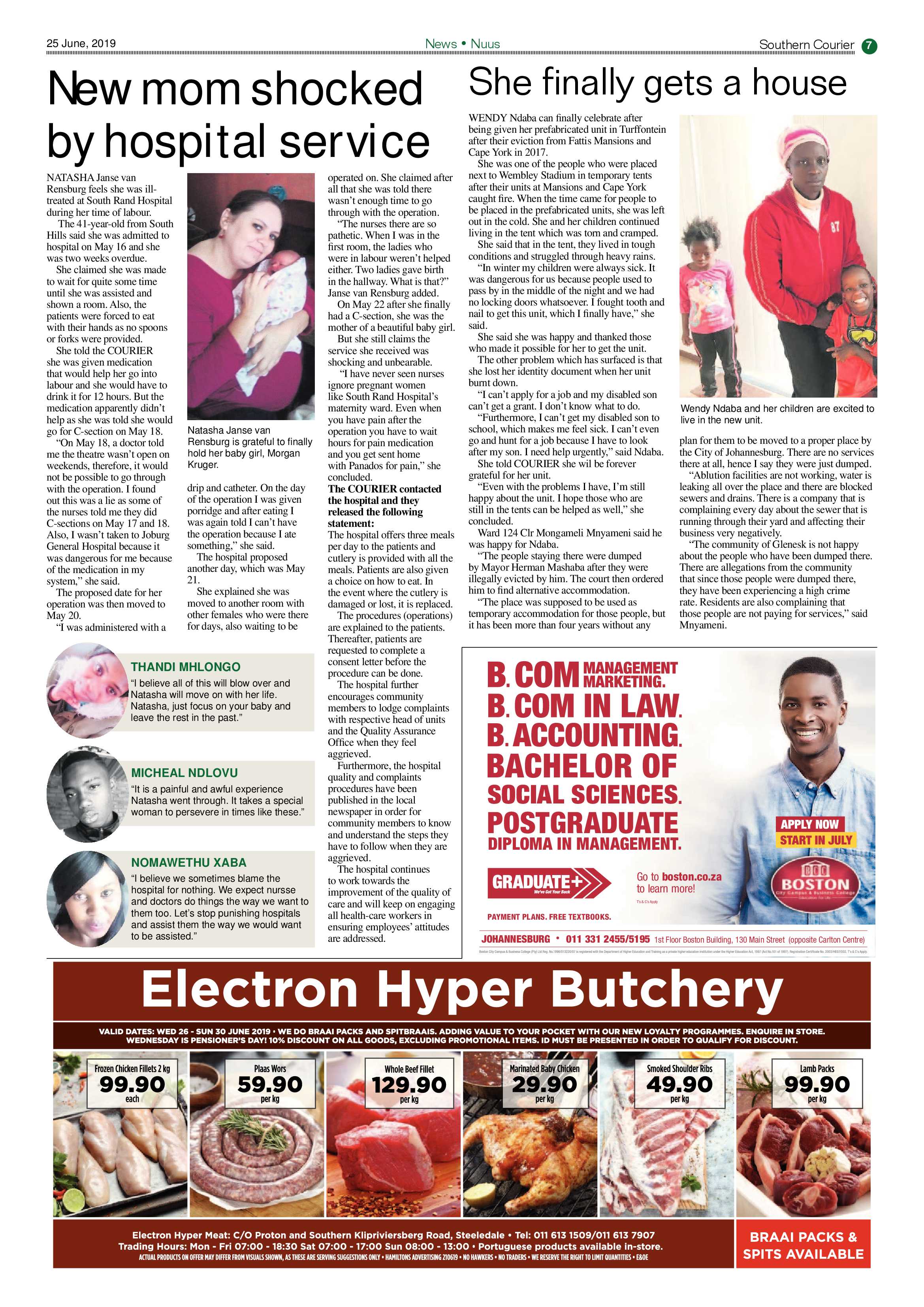 Southern Courier 25 June 2019 page 7
