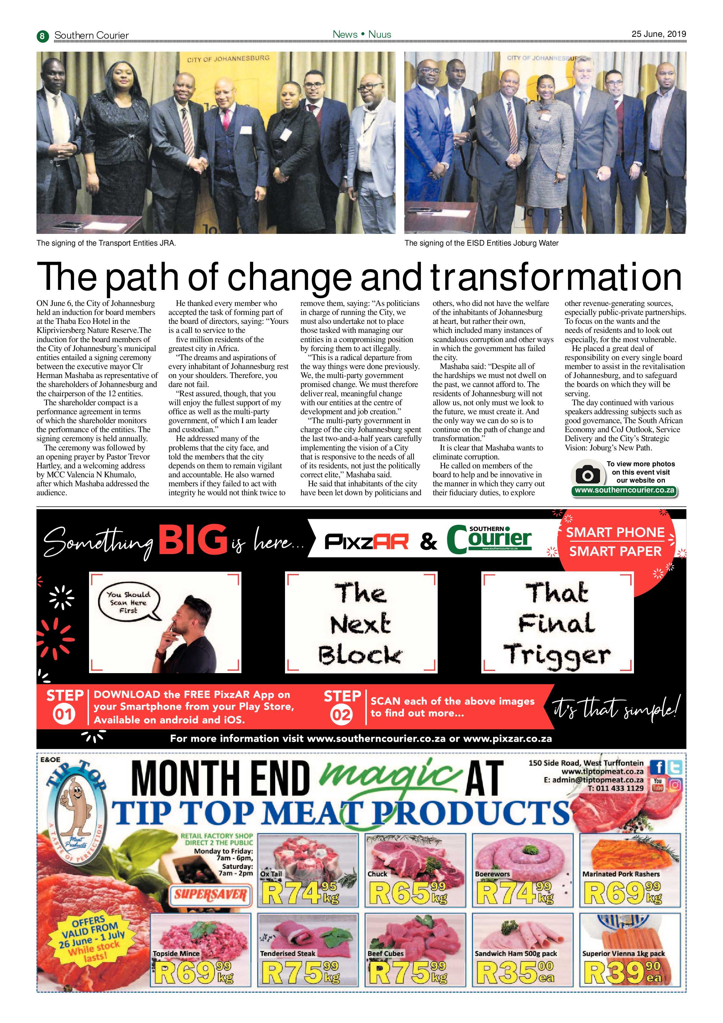 Southern Courier 25 June 2019 page 8