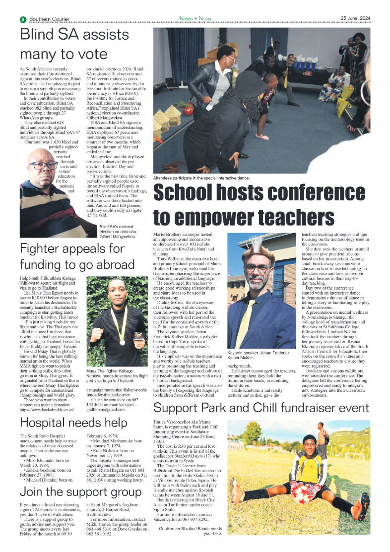 Southern Courier 25 June 2024 page 4