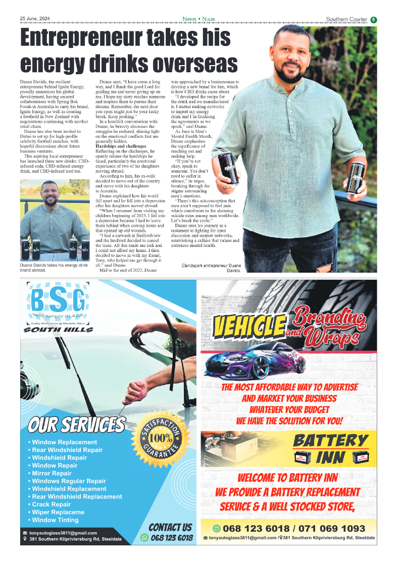 Southern Courier 25 June 2024 page 7