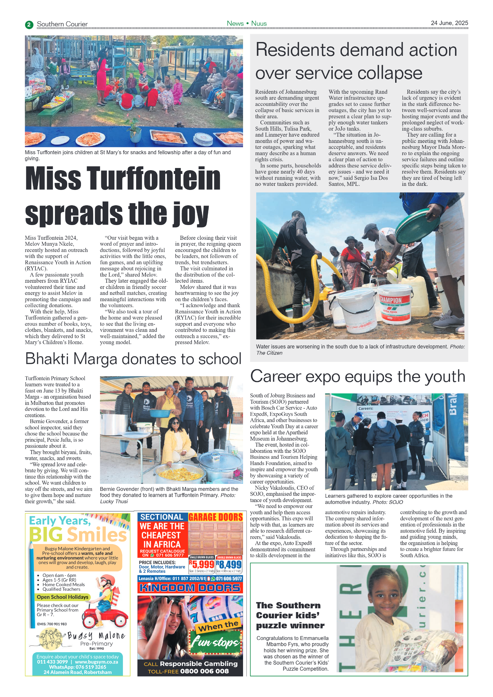Southern Courier 25 June 2025 page 2