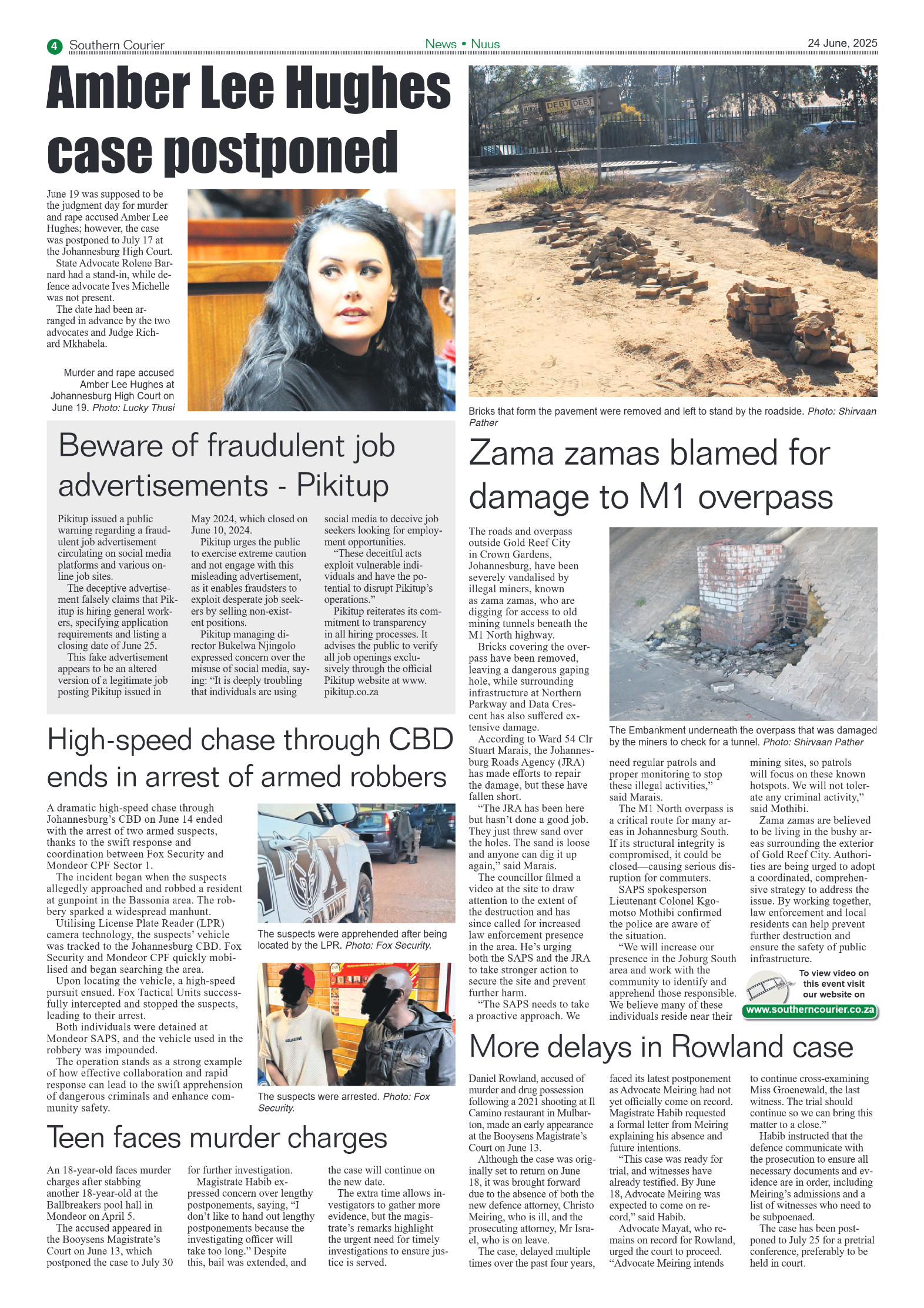 Southern Courier 25 June 2025 page 4
