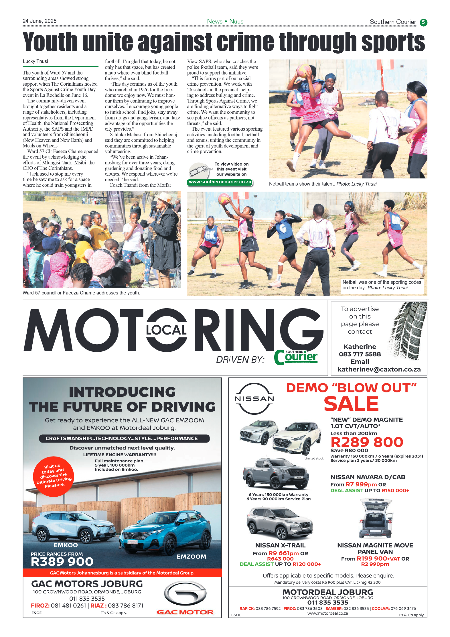 Southern Courier 25 June 2025 page 5