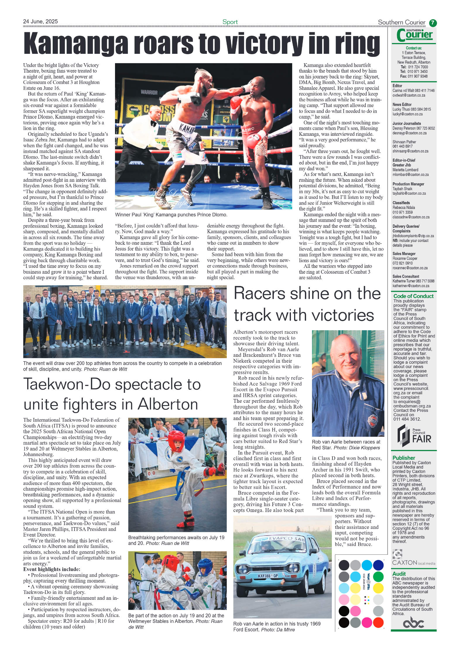 Southern Courier 25 June 2025 page 7