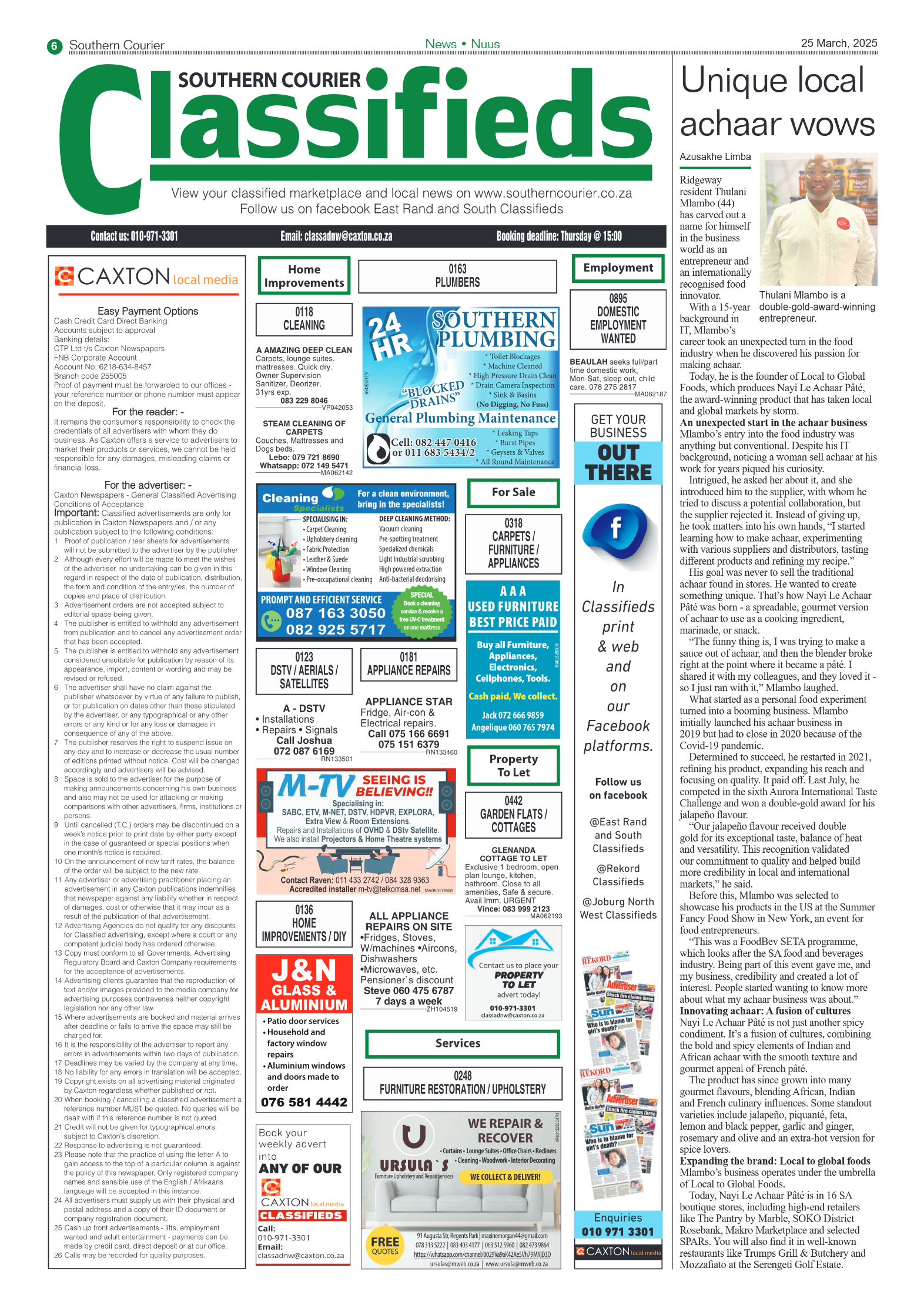 Southern Courier 25 March 2025 page 6