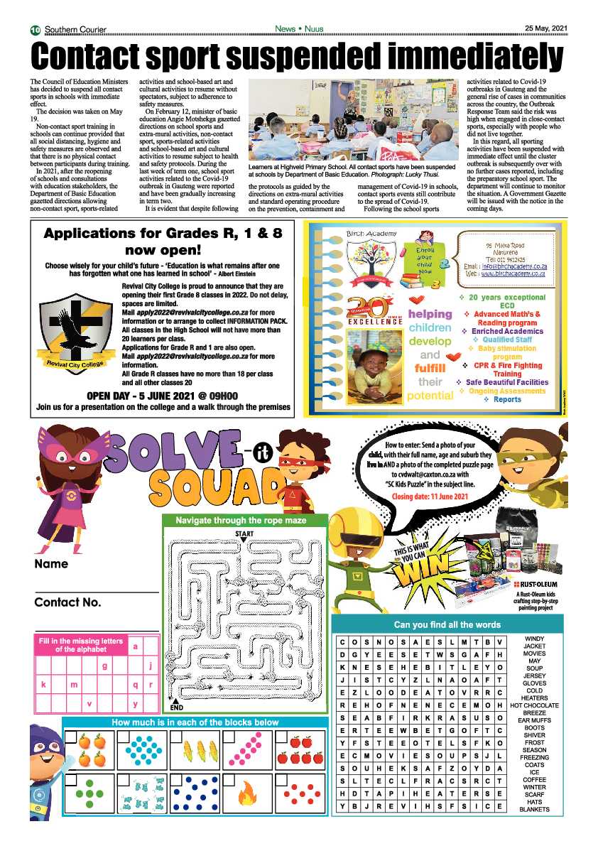 Southern Courier 25 May 2021 page 10