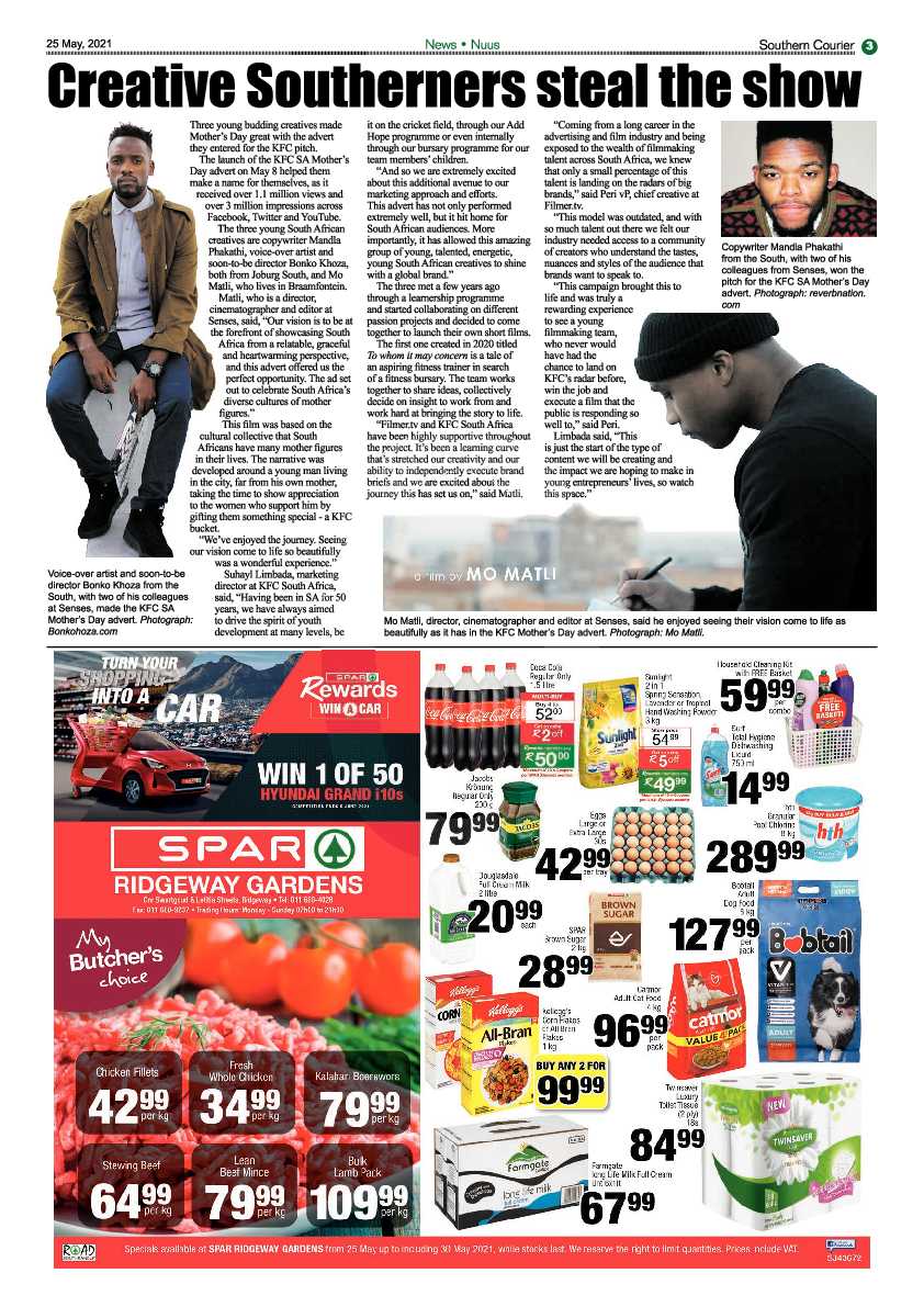 Southern Courier 25 May 2021 page 3