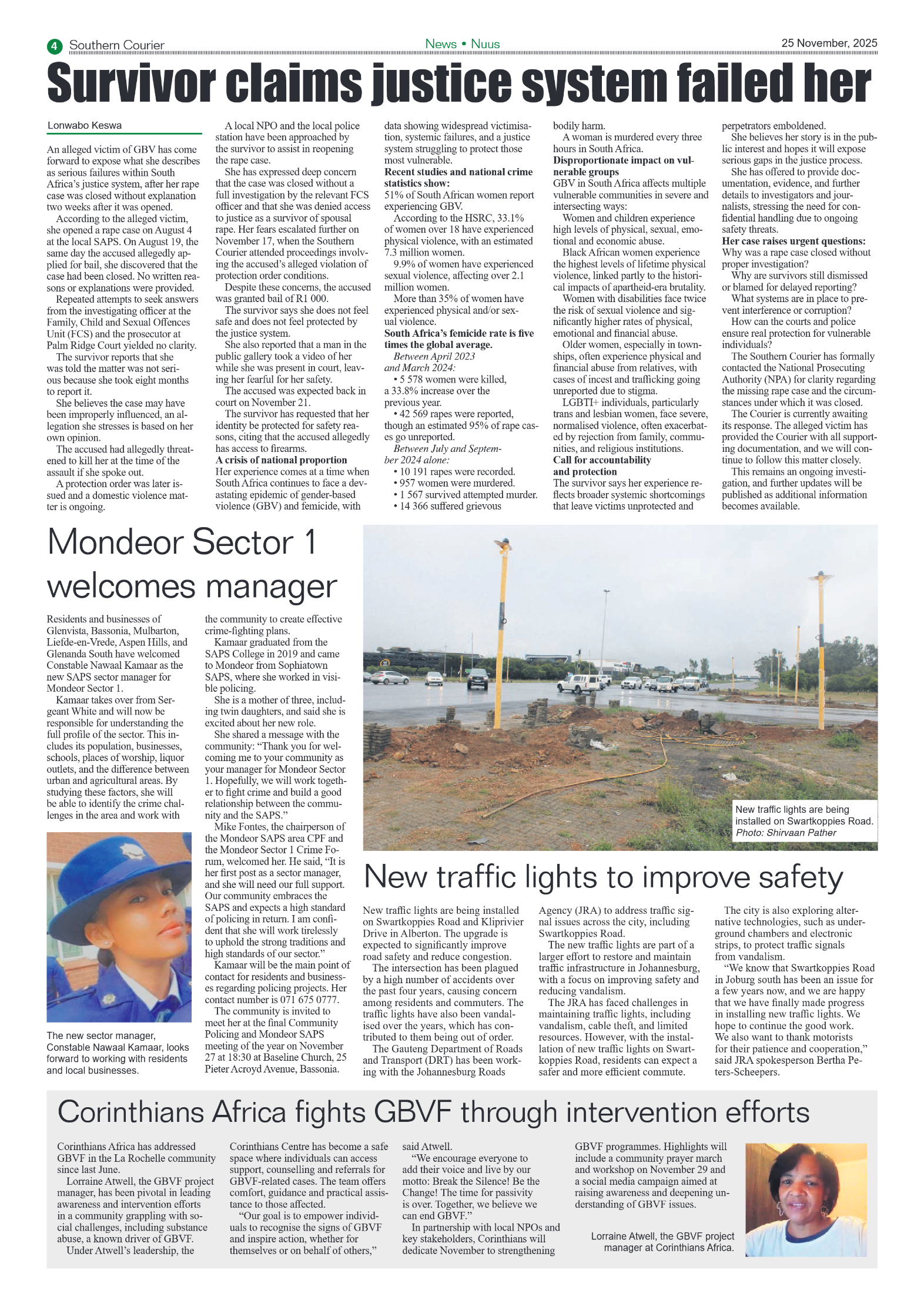 Southern Courier 25 November 2025 page 4