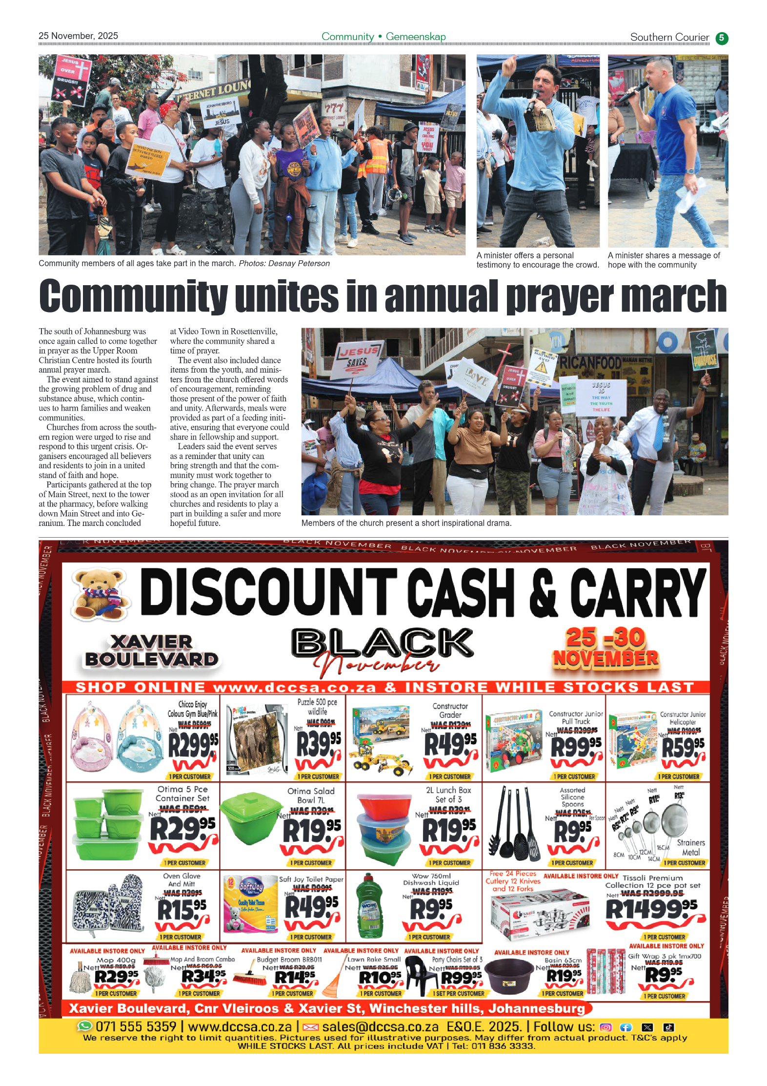 Southern Courier 25 November 2025 page 5