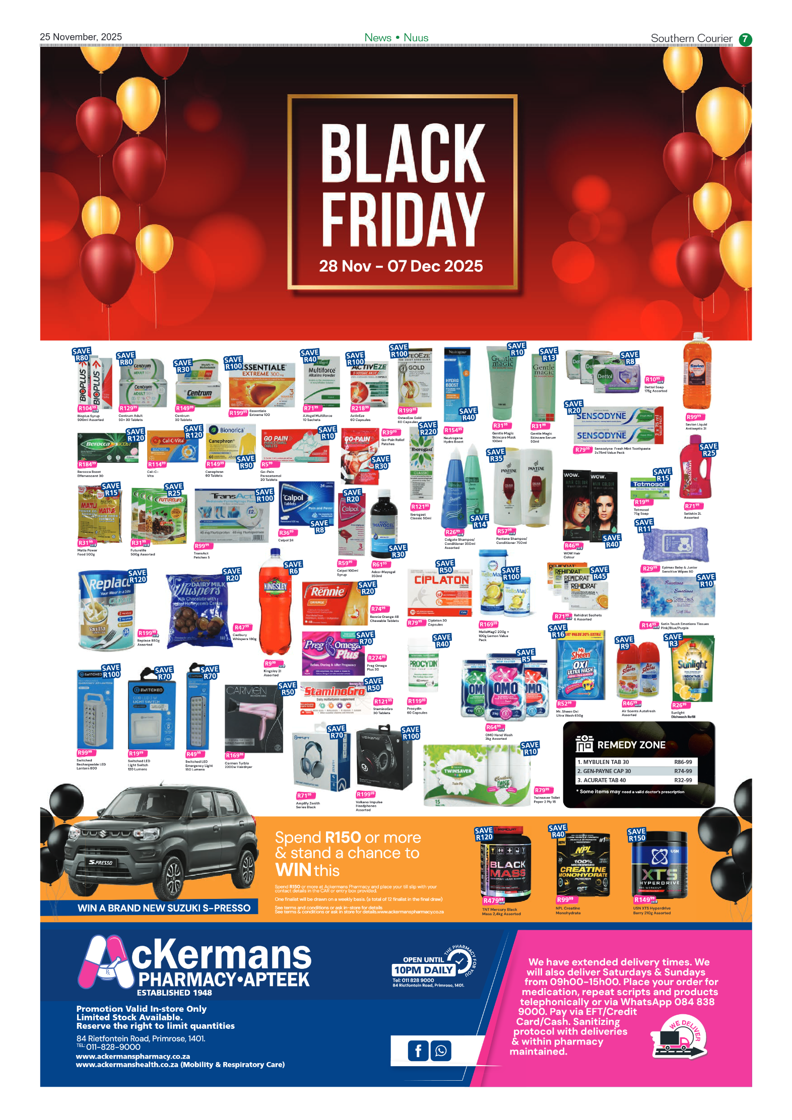 Southern Courier 25 November 2025 page 7