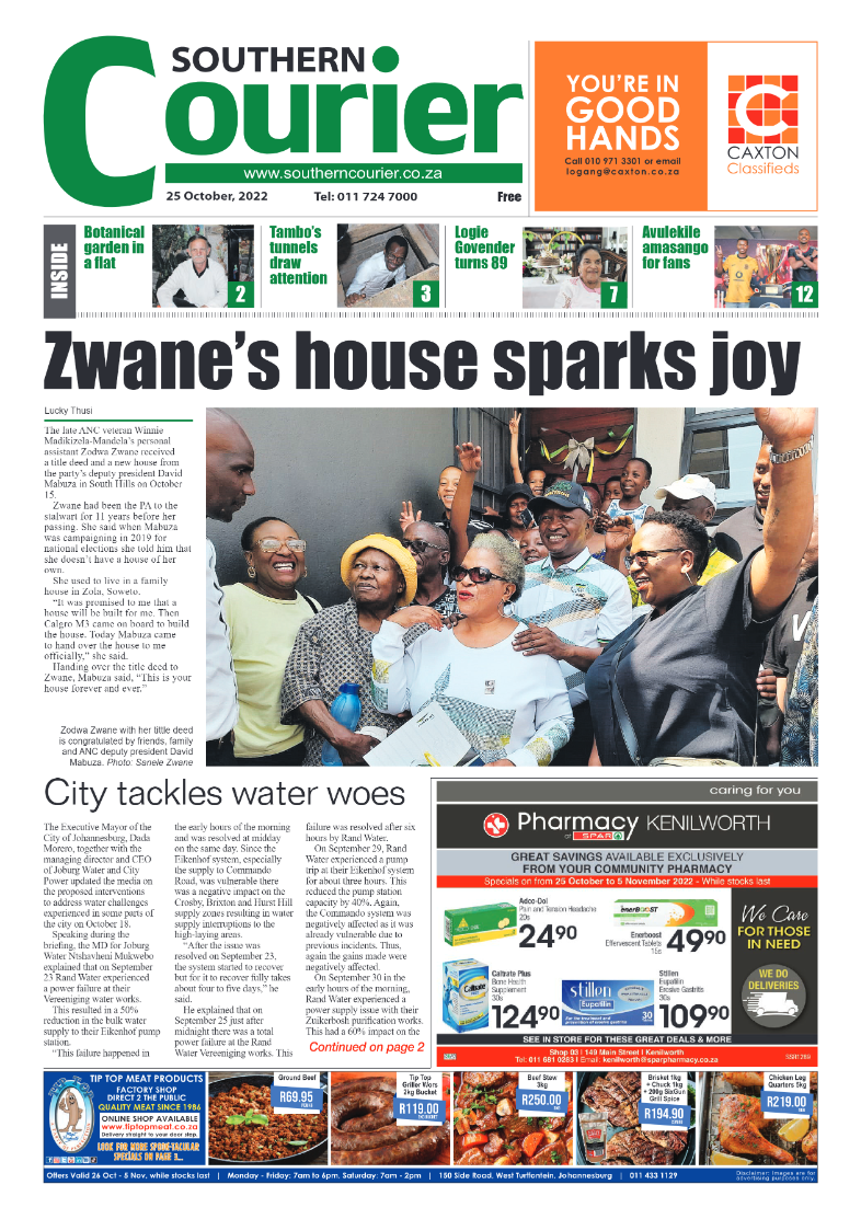 Southern Courier 25 October 2022 page 3