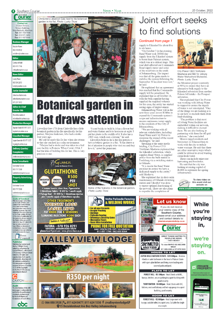 Southern Courier 25 October 2022 page 4