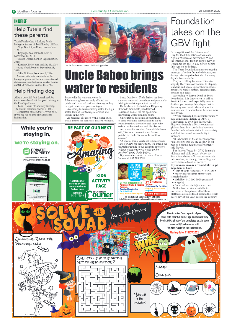 Southern Courier 25 October 2022 page 8